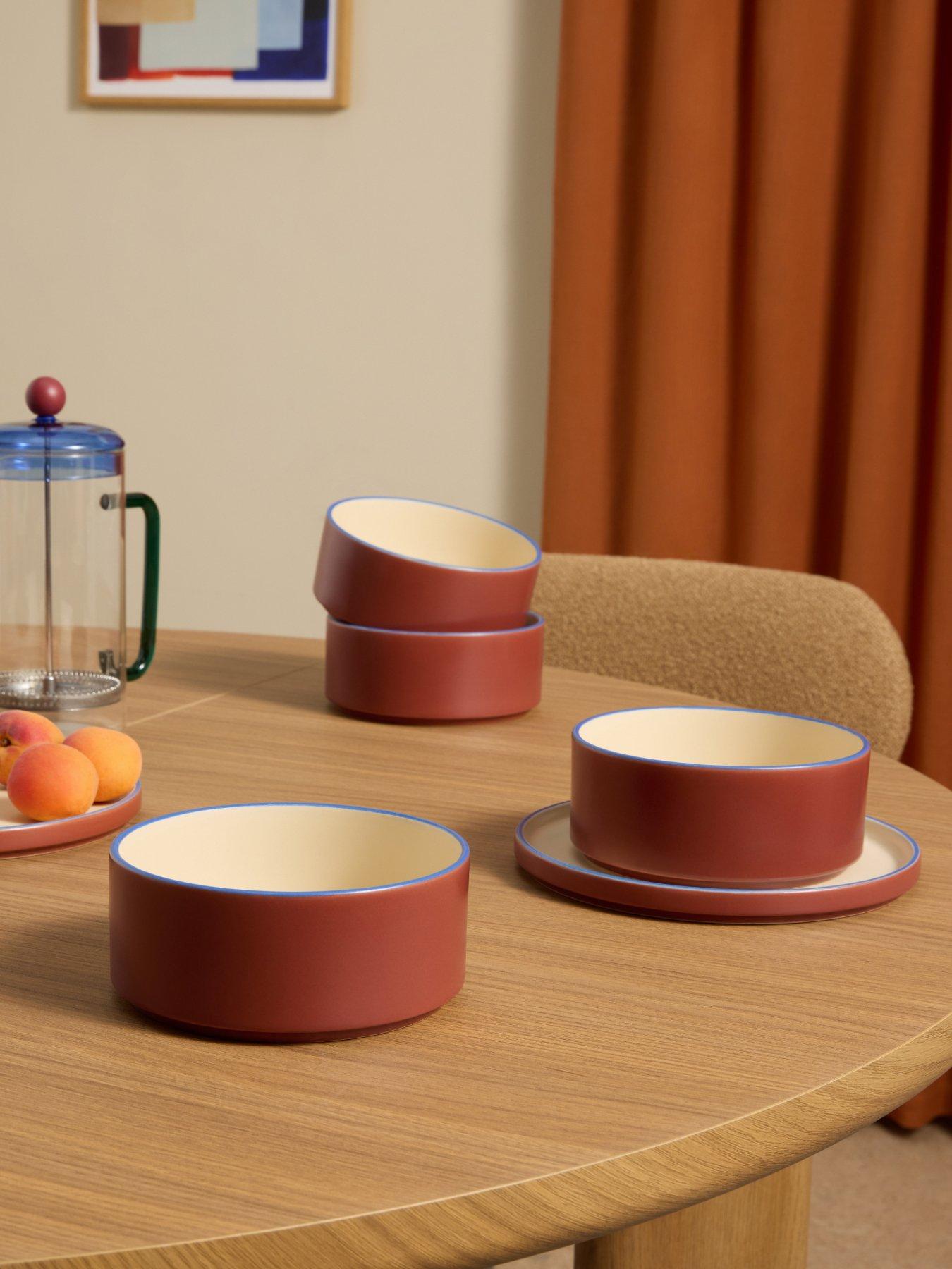 Made Modern Studio Cereal Bowl Brown  4pk