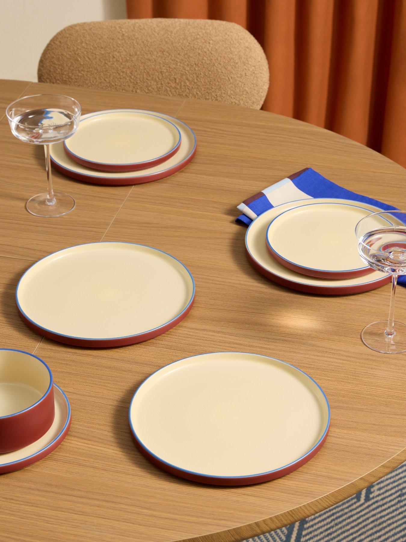 Made Modern Studio Dinner Plate Brown  4pk