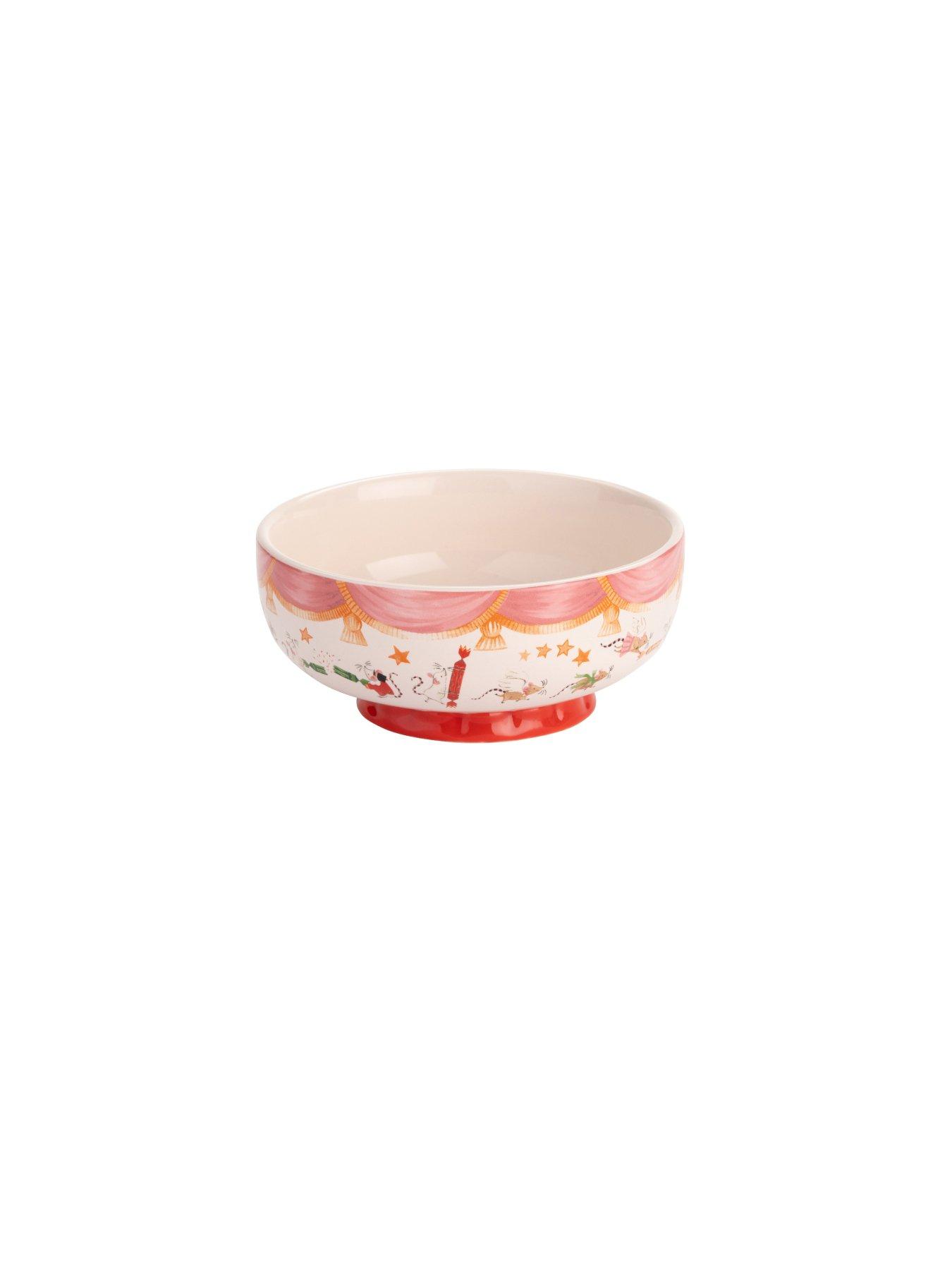 Image 3 of 6 of Cath Kidston Nutcracker Set of 2 Footed Dessert Bowls