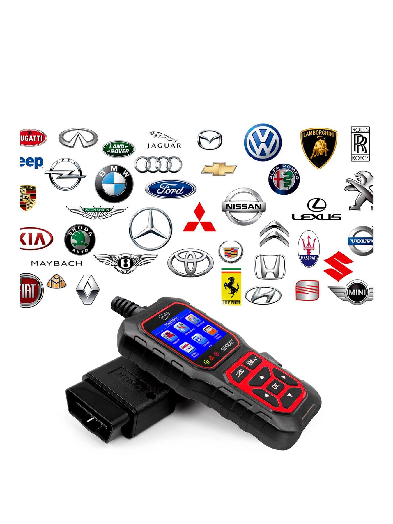 Streetwize Accessories Auto Diagnostic OBD2 Scanner with Coloured Screen
