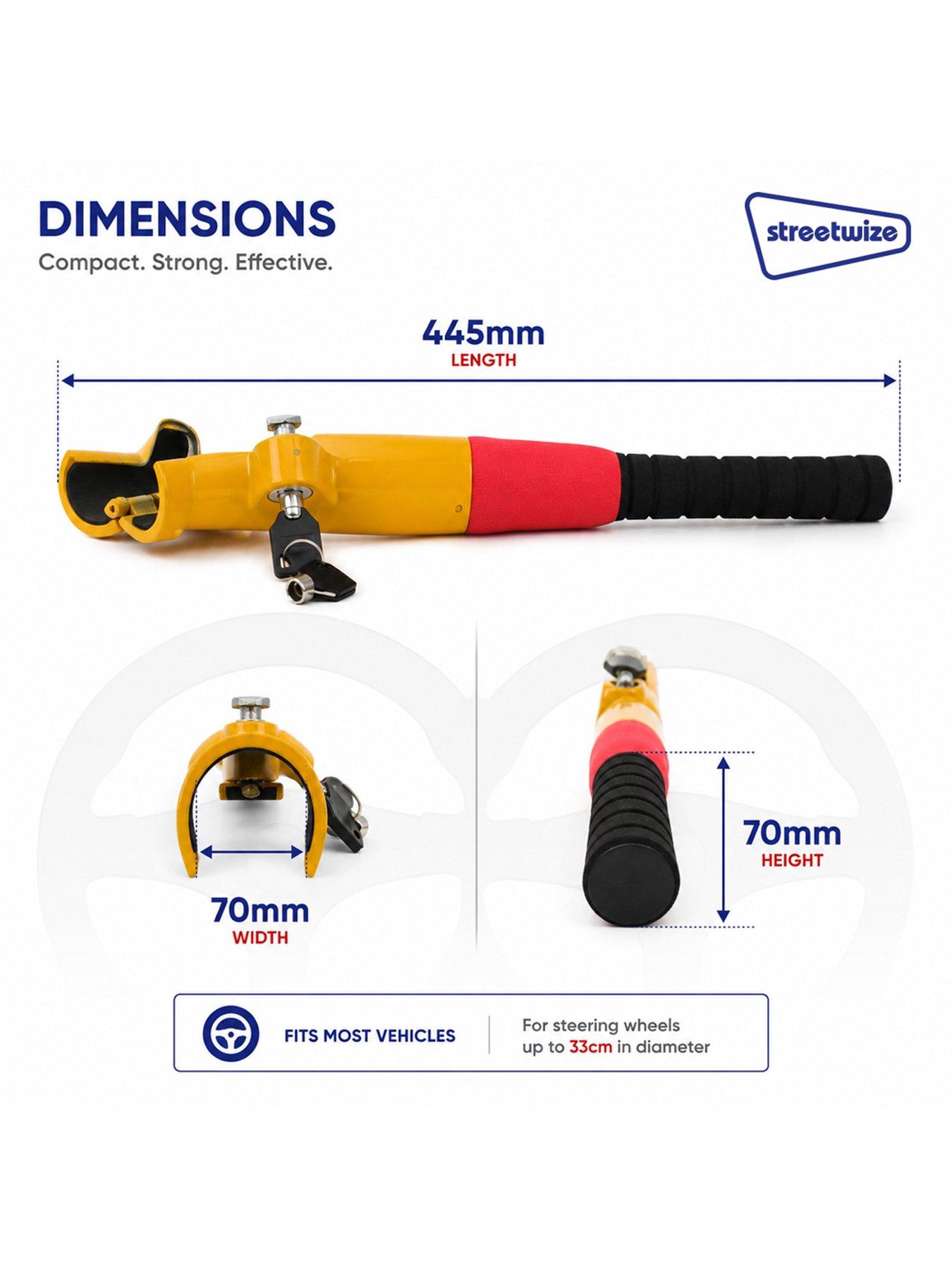 Image 2 of 7 of Streetwize Accessories Baseball Bat Steering Wheel Lock