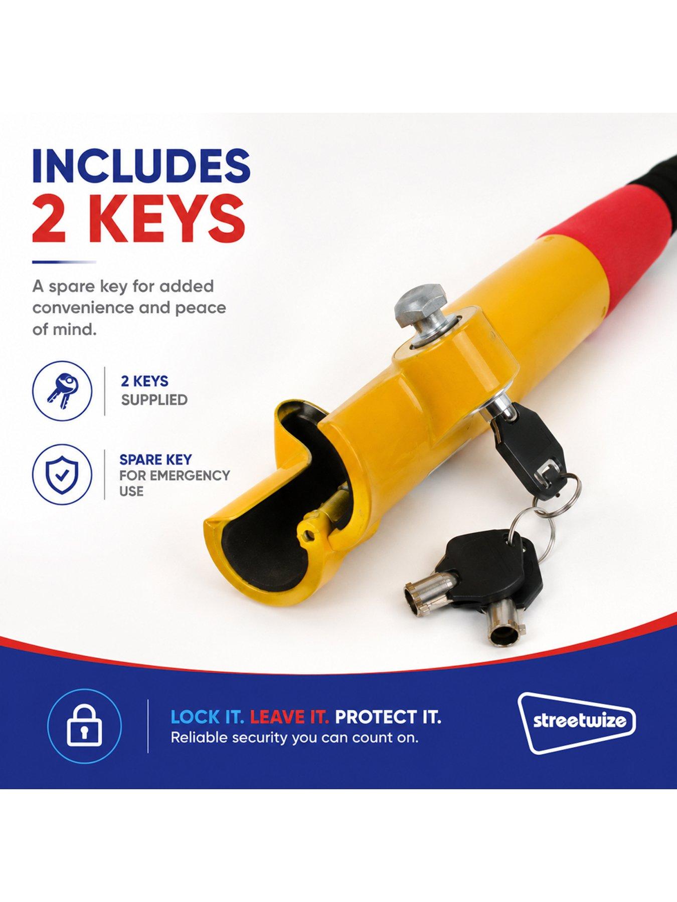Image 7 of 7 of Streetwize Accessories Baseball Bat Steering Wheel Lock