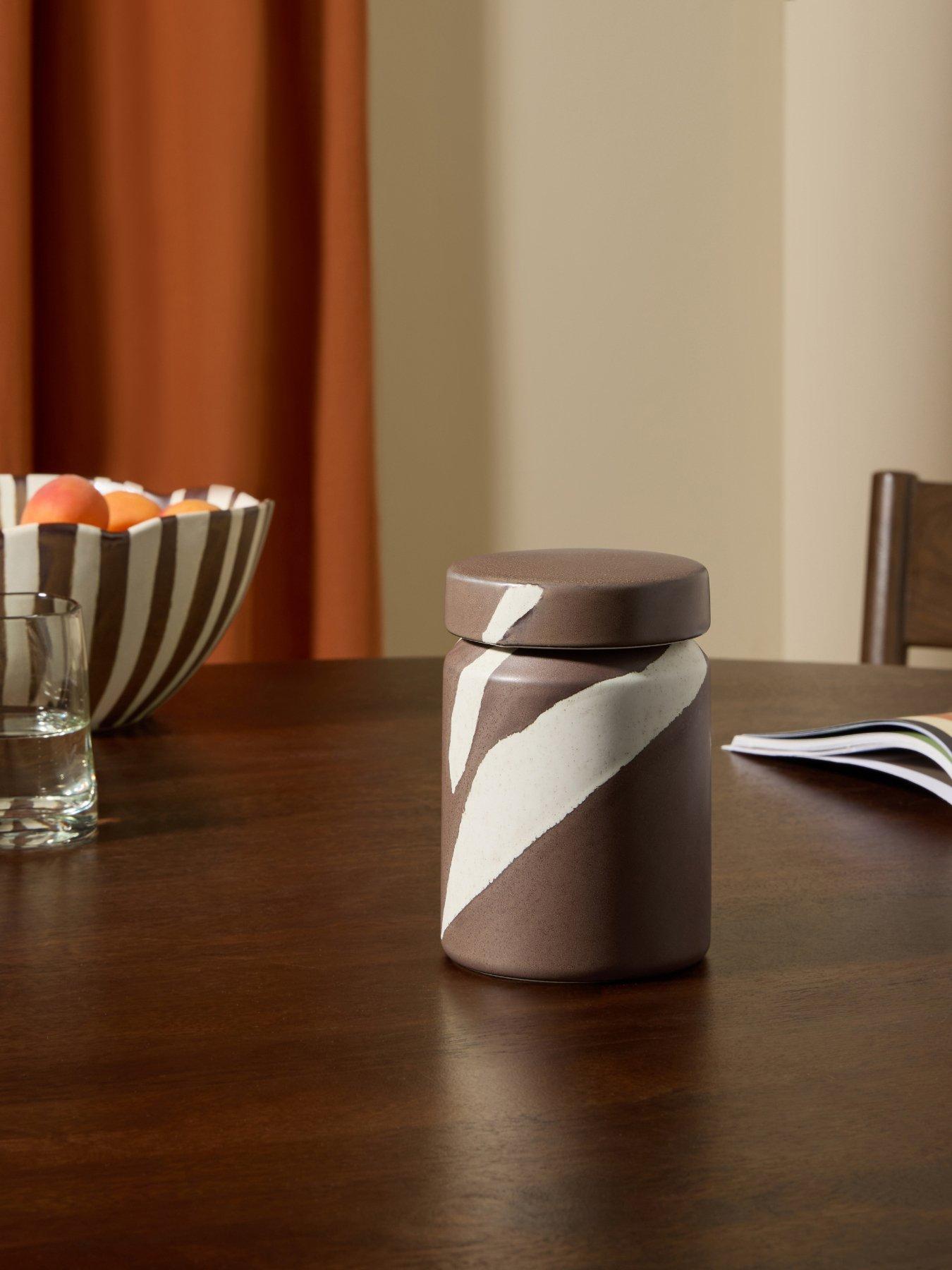 Image 1 of 4 of Made Travellers Rest Storage Jar Stripe