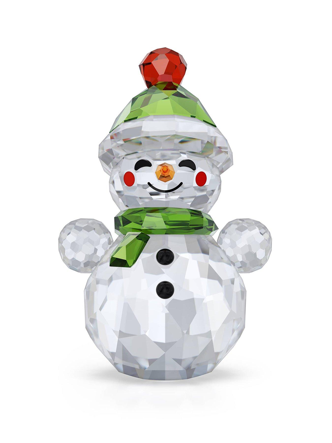 Image 1 of 5 of Swarovski Holiday Cheers Rocking Snowman Ornament