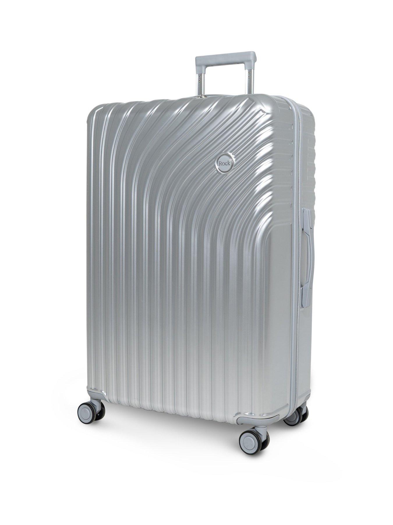 Rock Luggage Vesta Silver Large Suitcase