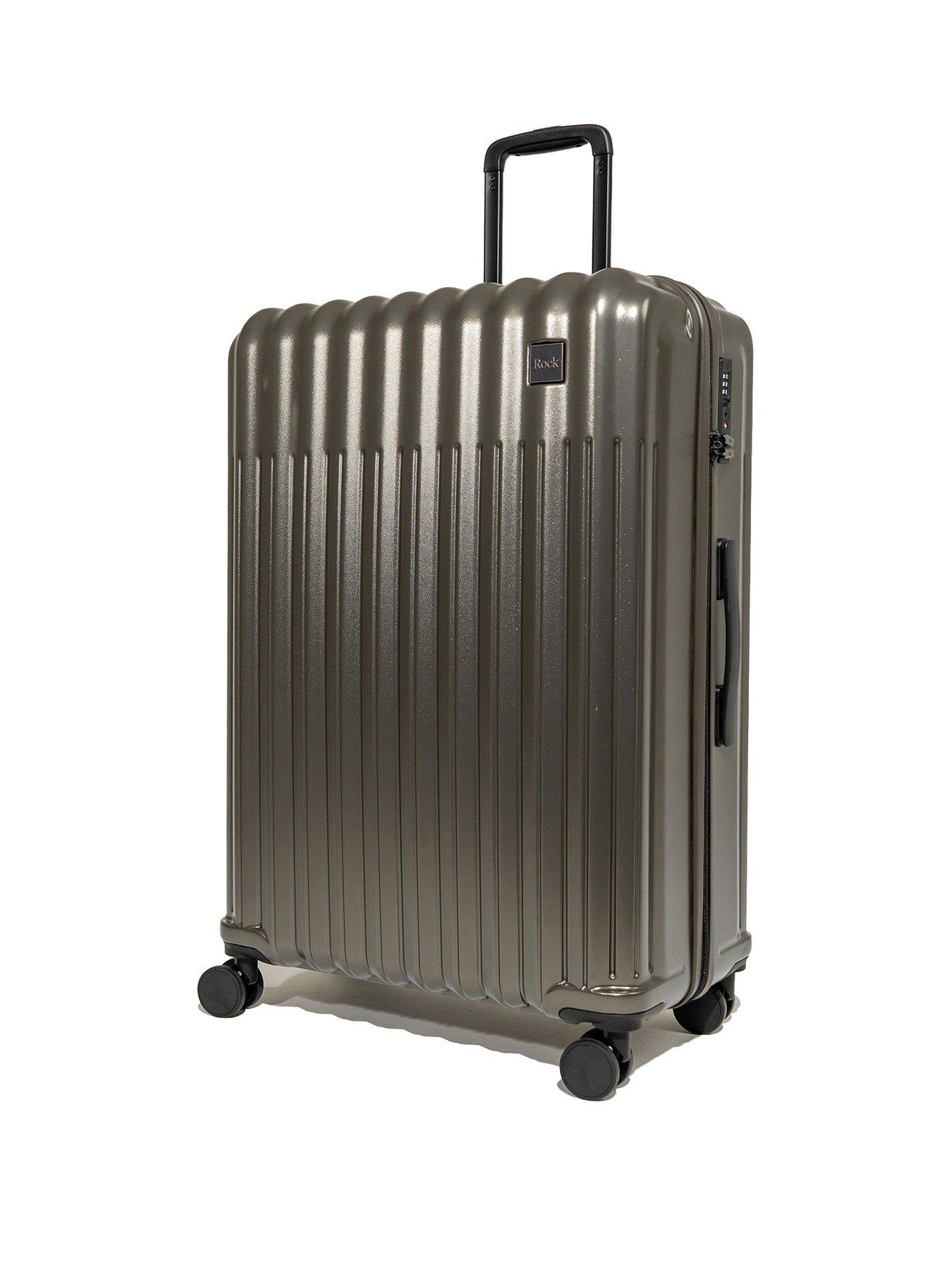 Rock Luggage Luna Charcoal Large Suitcase