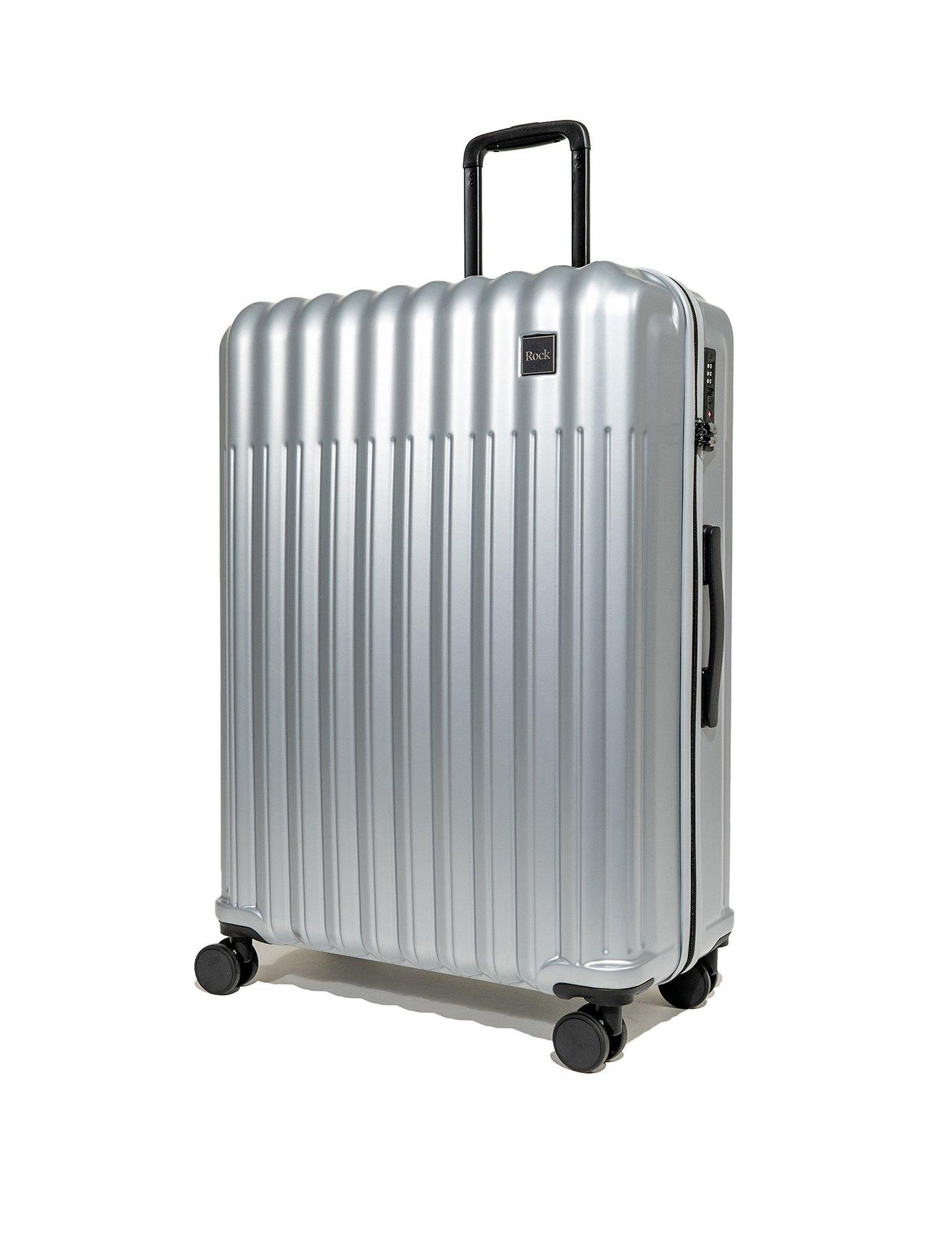 Rock Luggage Luna Silver Large Suitcase