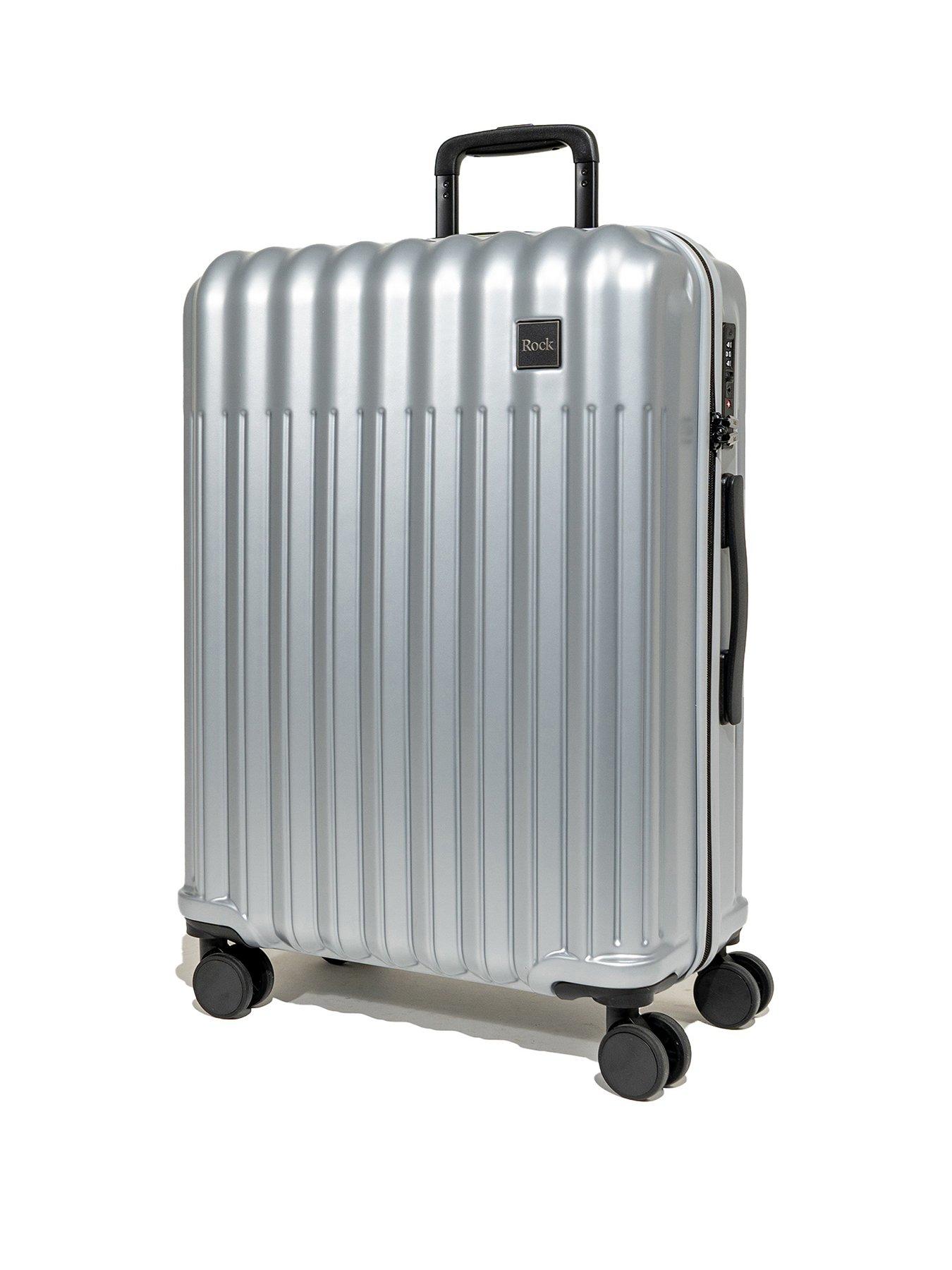 Rock Luggage Luna Silver Medium Suitcase