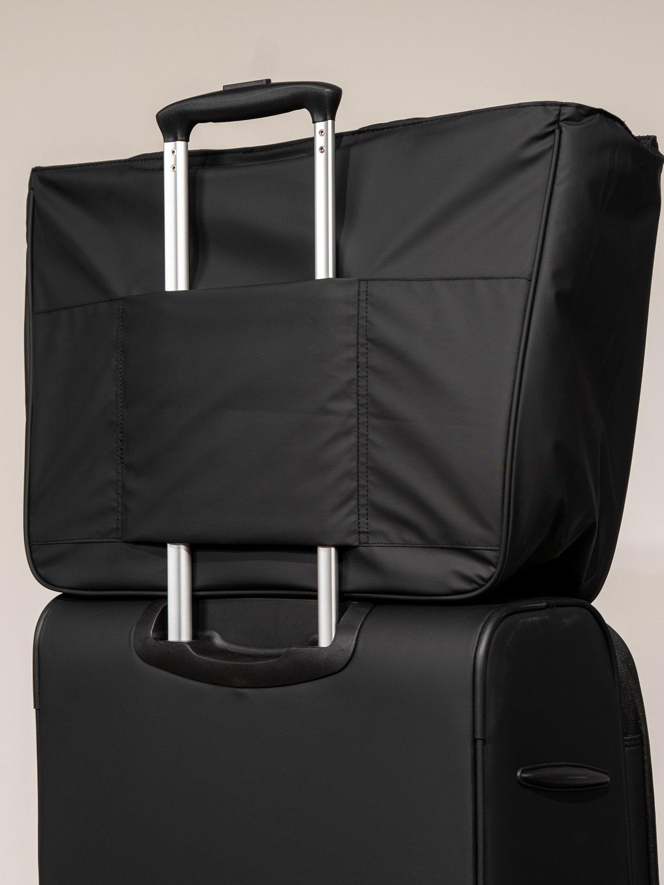Image 2 of 5 of Rock Luggage Ember Black Weekender Bag