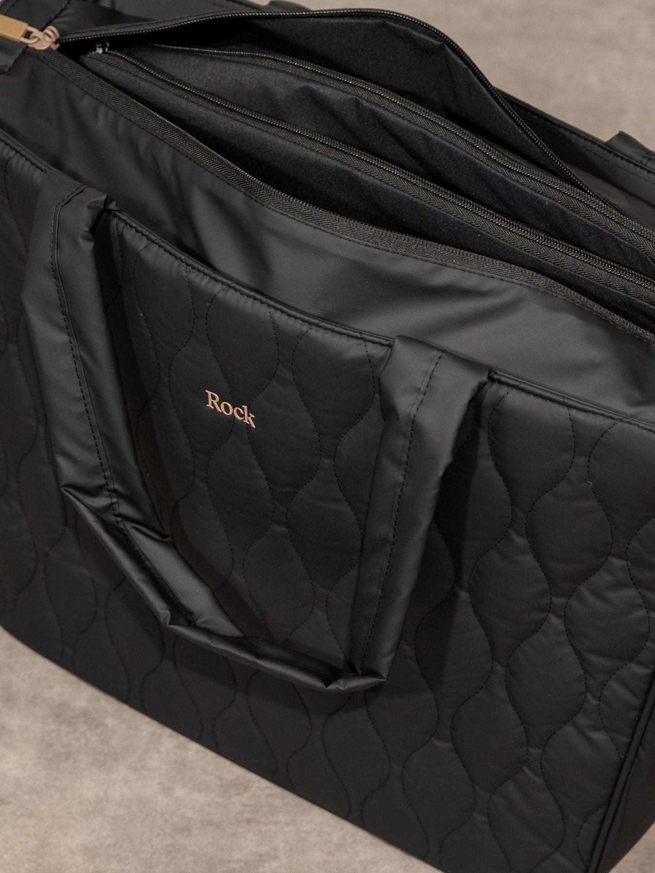Image 3 of 5 of Rock Luggage Ember Black Weekender Bag