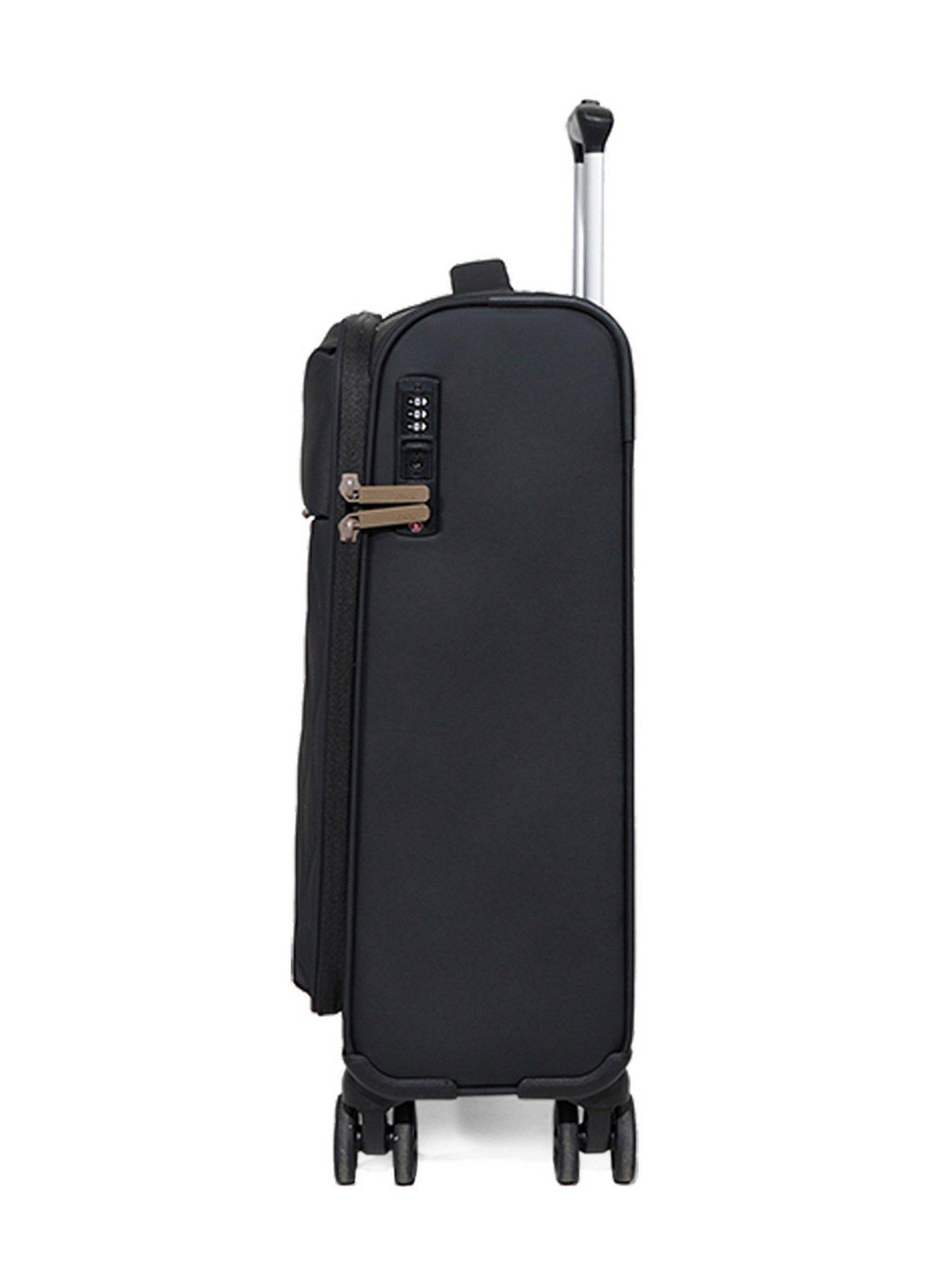 Image 3 of 7 of Rock Luggage Ember Black Cabin Suitcase