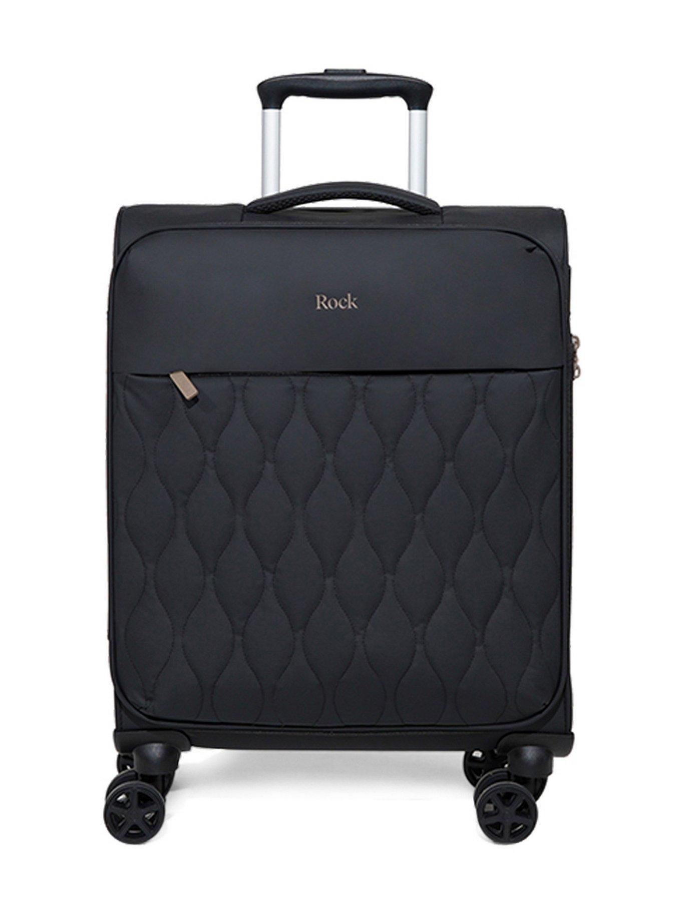 Image 4 of 7 of Rock Luggage Ember Black Cabin Suitcase