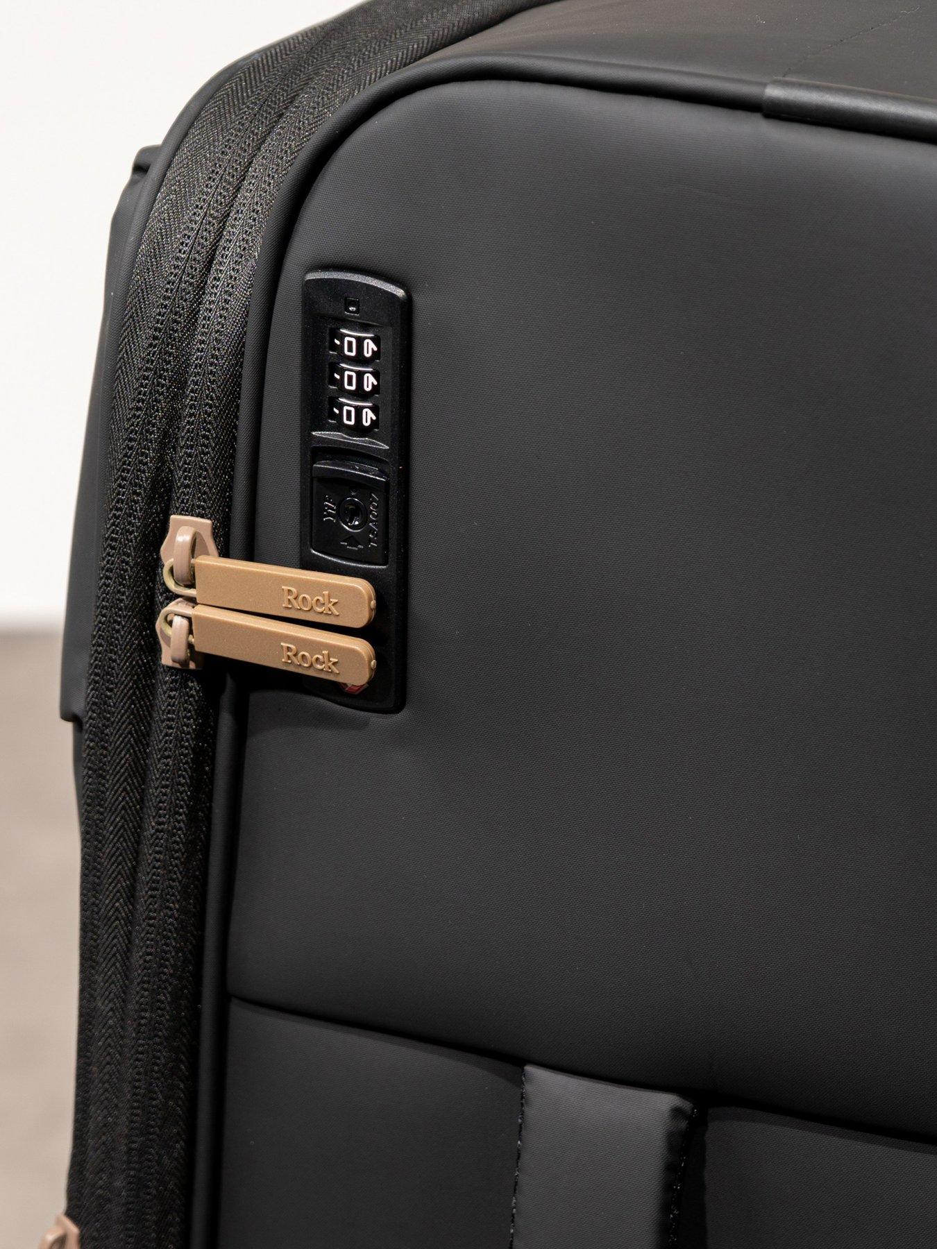 Image 5 of 7 of Rock Luggage Ember Black Cabin Suitcase
