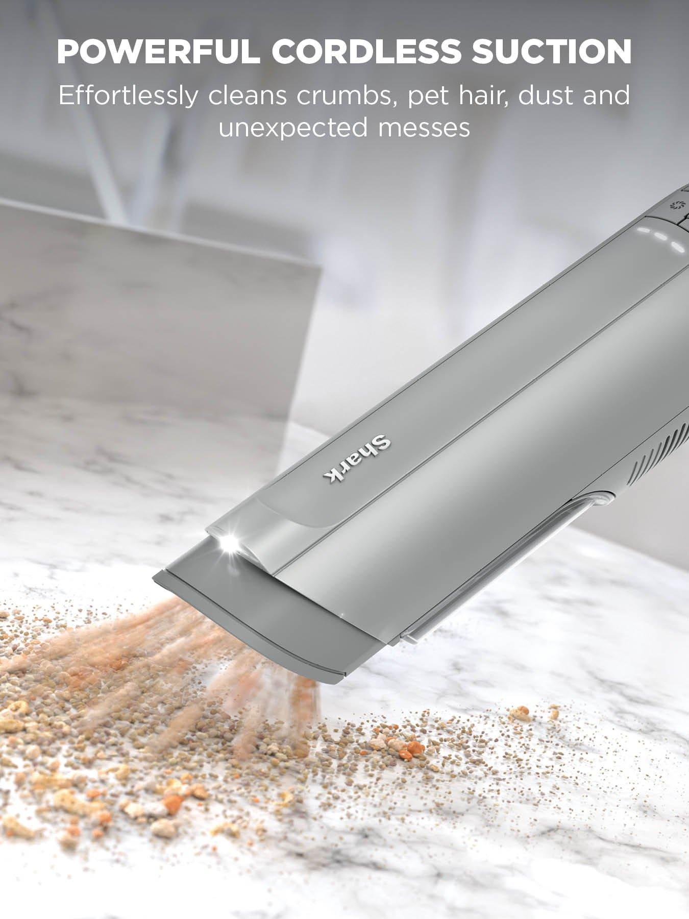 Image 2 of 7 of Shark WandVac Deluxe Pet Pro Cordless Handheld Vacuum - Stone Grey