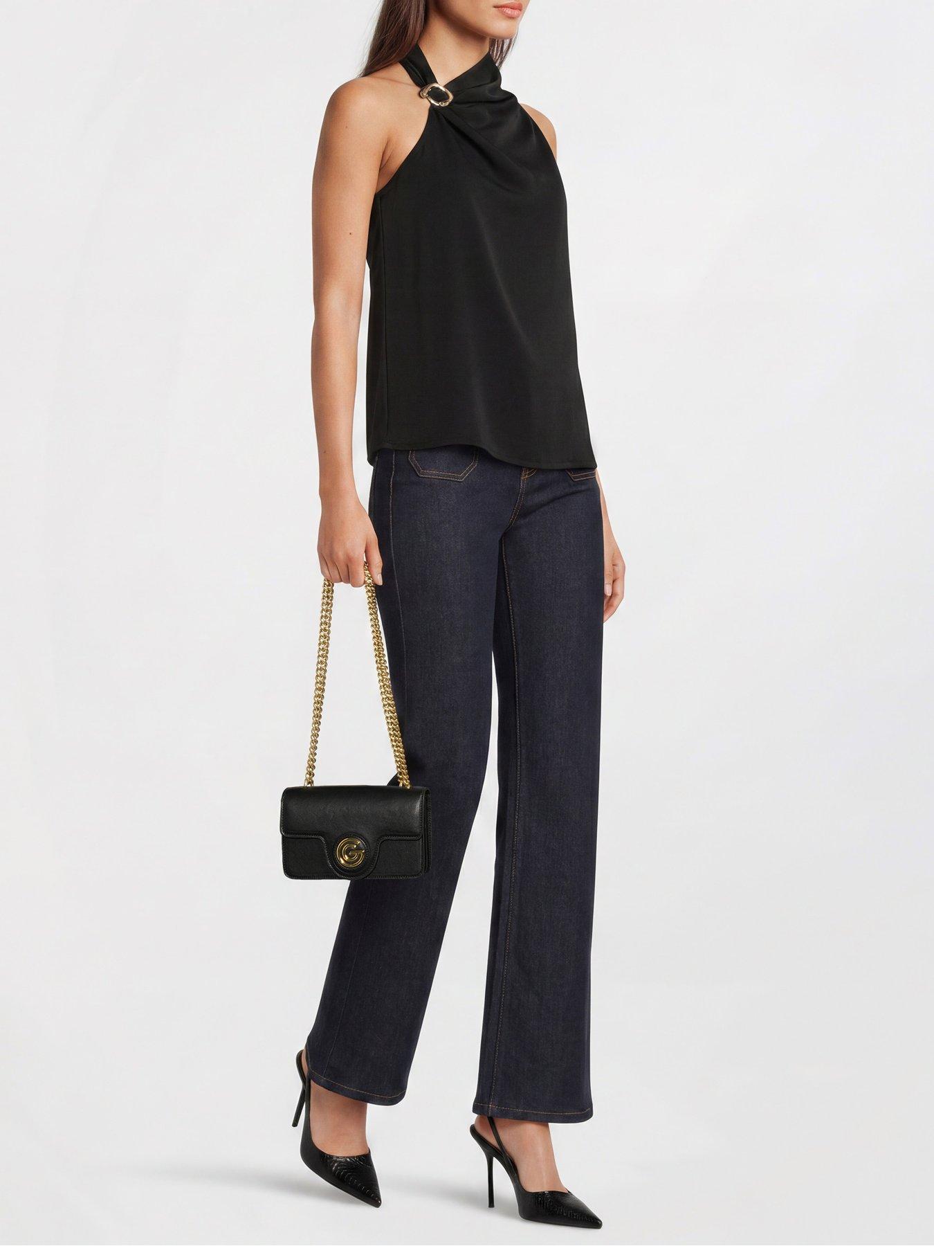 Image 2 of 6 of Gabriella G Designer Gabriella Gucci Clarissa Black Crossbody Bag