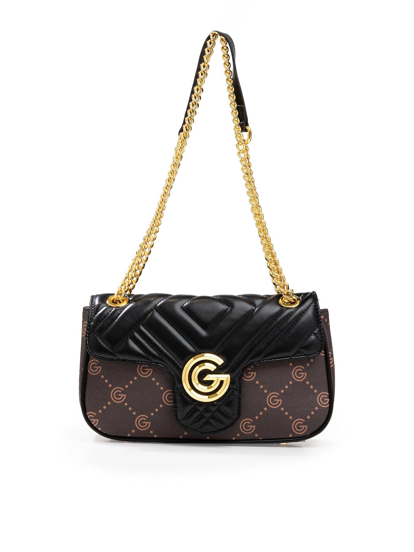 Image 1 of 5 of Gabriella G Designer Gabriella Gucci Cindy Black Crossbody Bag