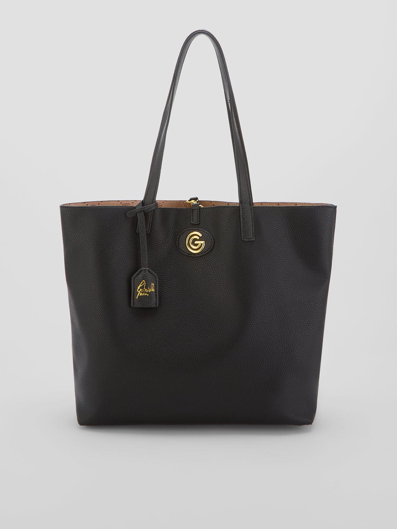 Image 1 of 6 of Gabriella G Designer Gabriella Gucci Luana Black Reversible Shopping Bag