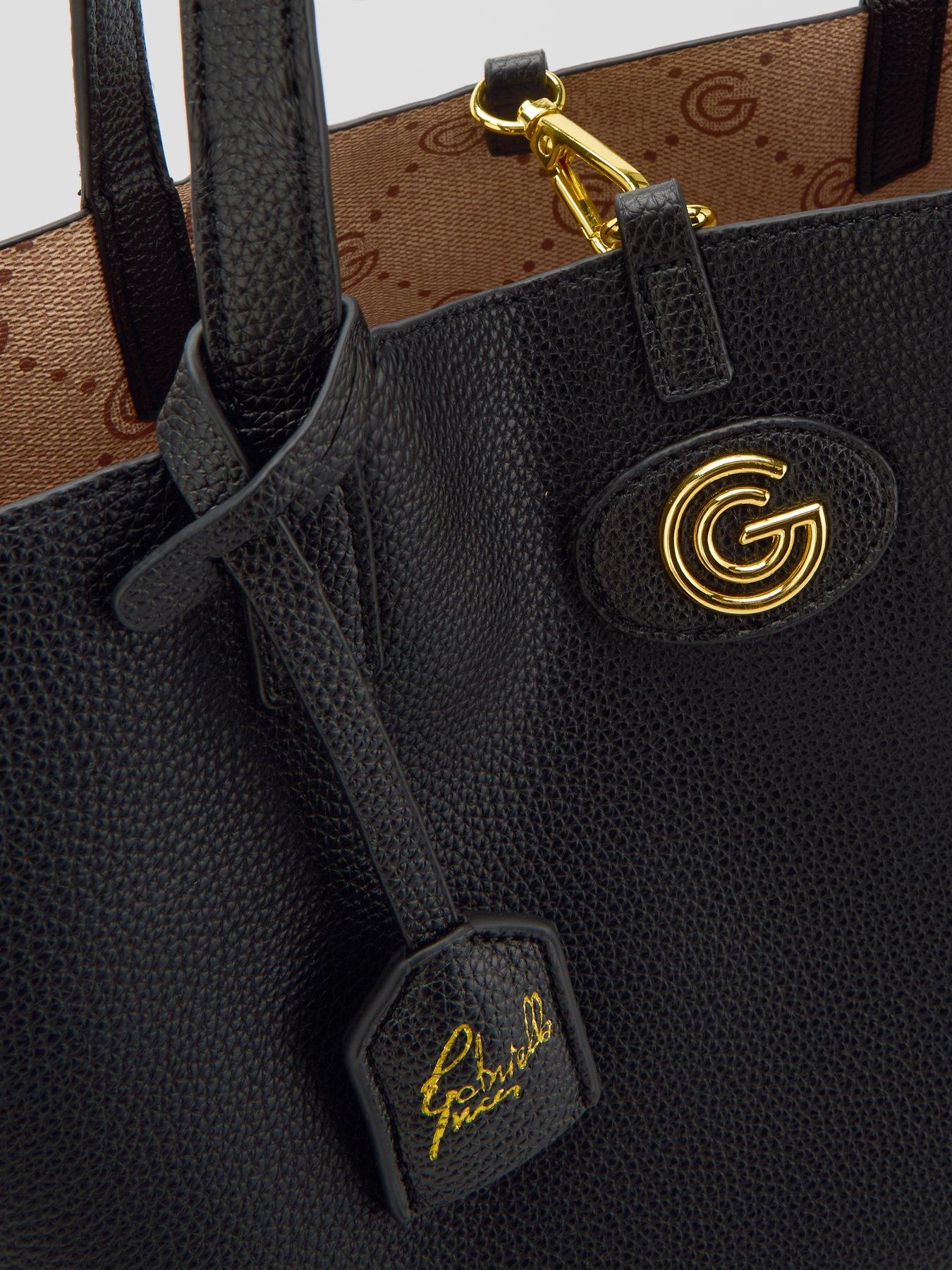 Image 4 of 6 of Gabriella G Designer Gabriella Gucci Luana Black Reversible Shopping Bag