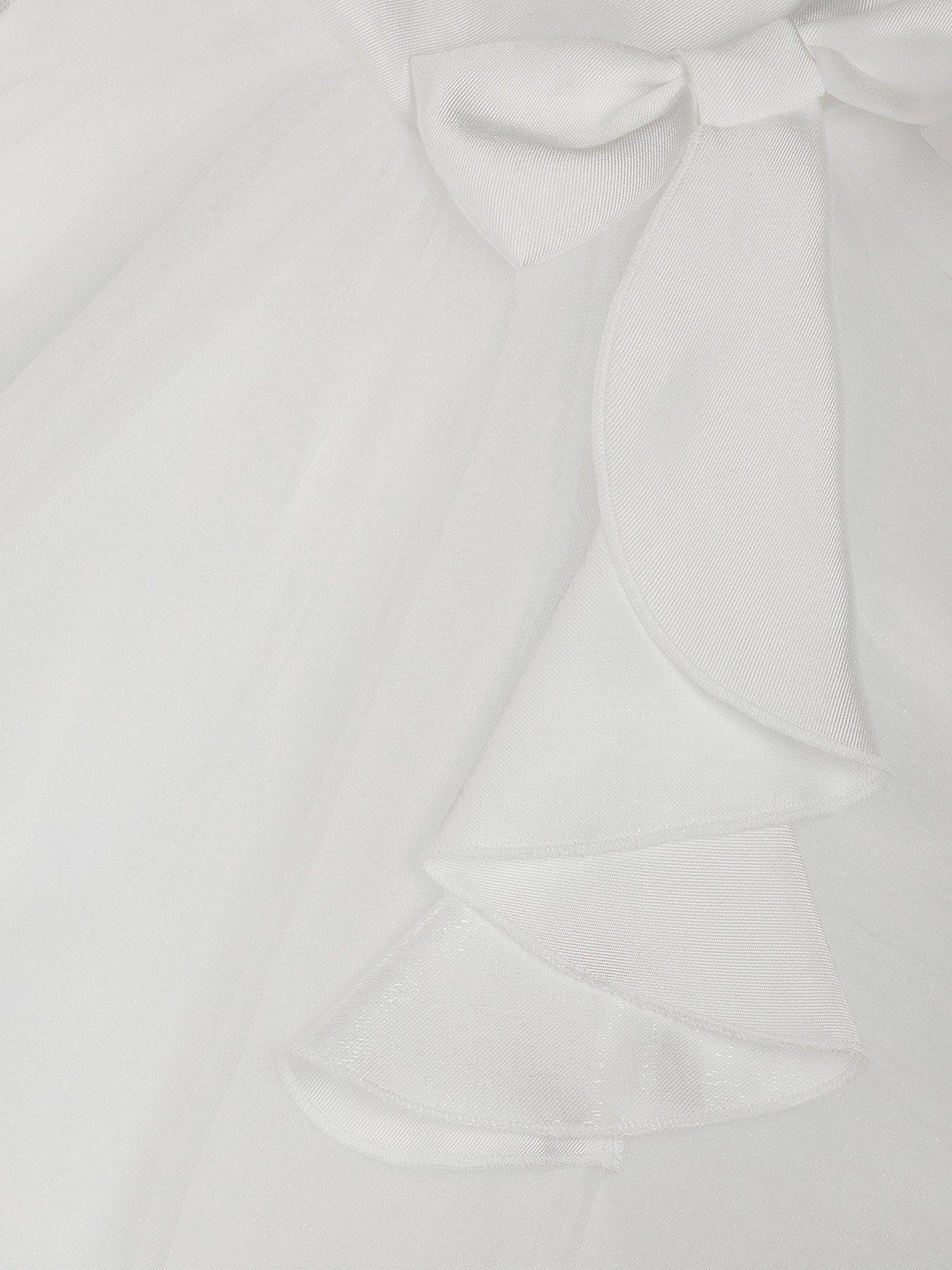 Image 4 of 4 of Monsoon Baby Girls Winnie Waterfall Dress - Ivory