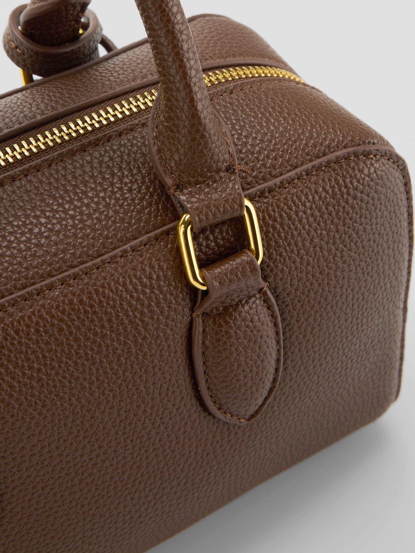 Image 6 of 6 of Gabriella G Designer Gabriella Gucci Monica Brown Bowling Bag