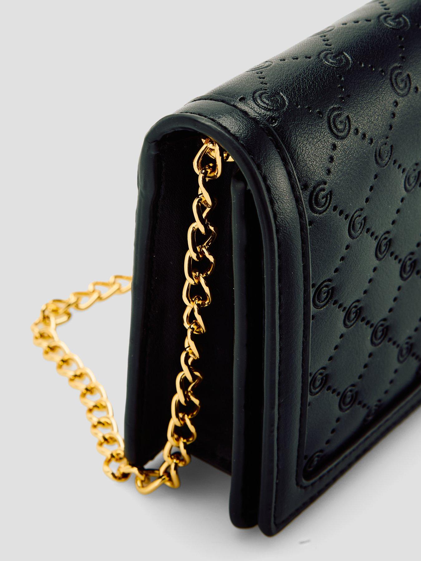 Image 5 of 6 of Gabriella G Designer Gabriella Gucci Queen Black Wallet On Chain