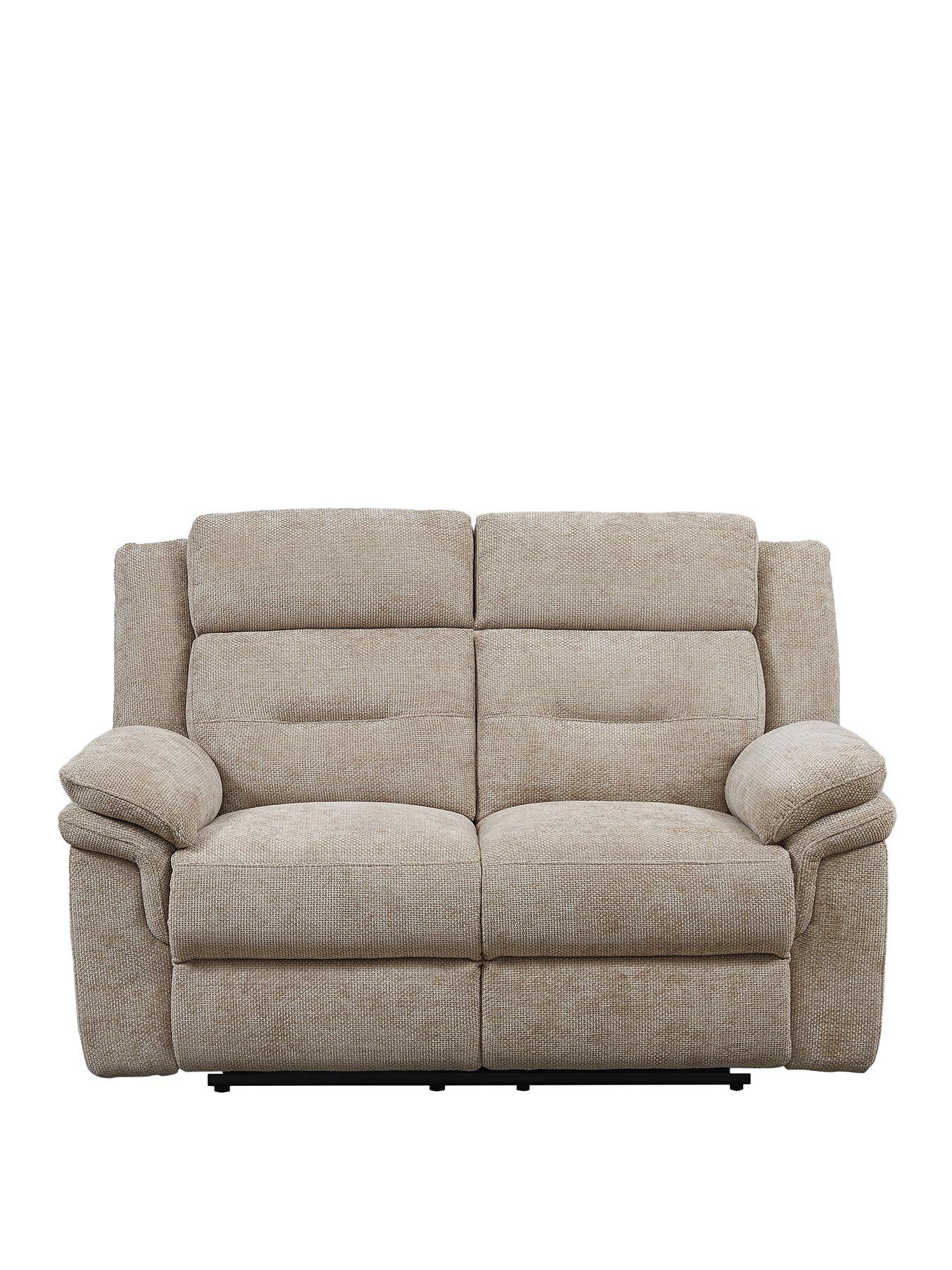 Image 1 of 4 of The Very Collection Lowen Chunky Weave 2 Seater Manual Recliner Sofa