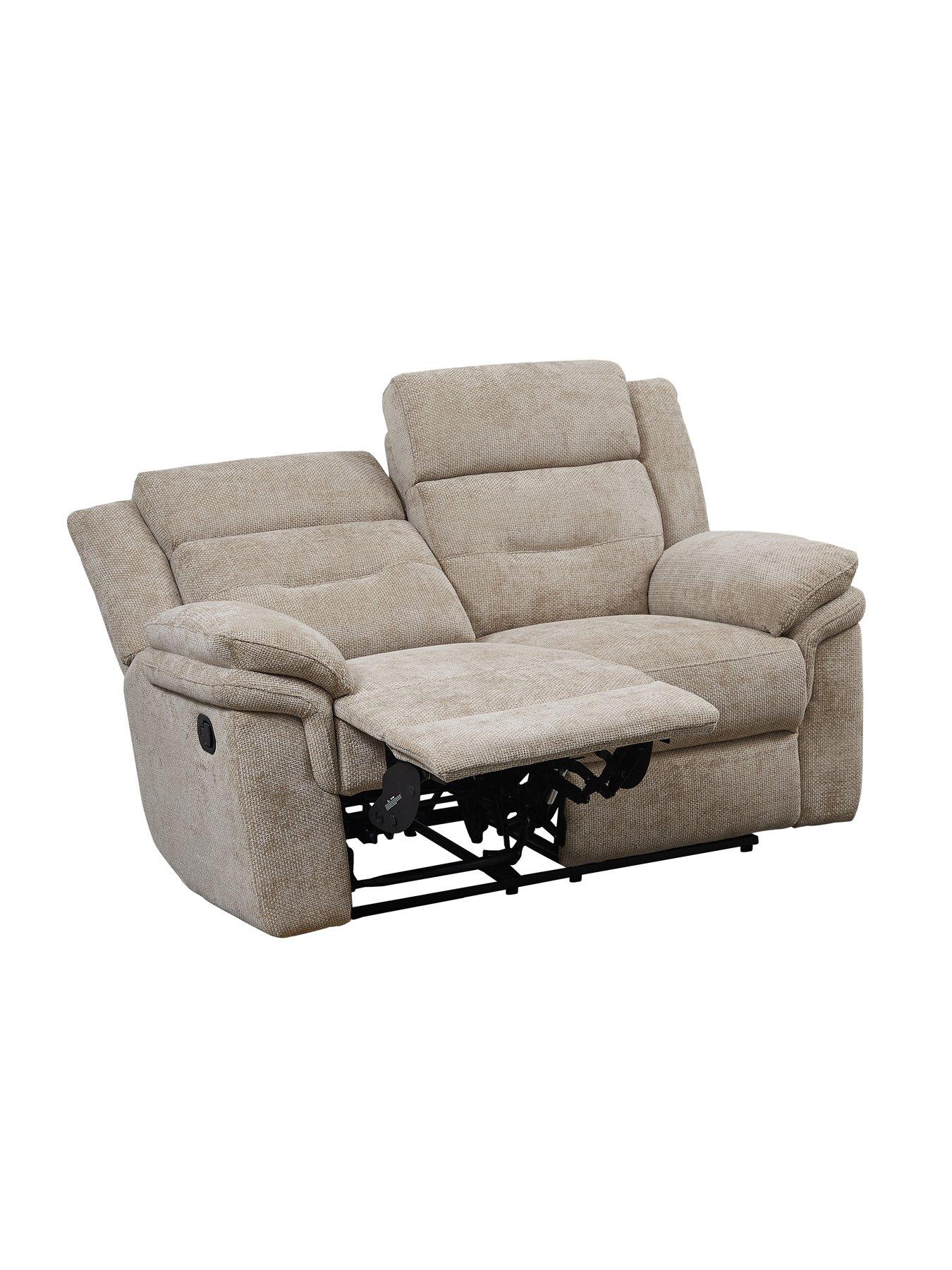 Image 2 of 4 of The Very Collection Lowen Chunky Weave 2 Seater Manual Recliner Sofa