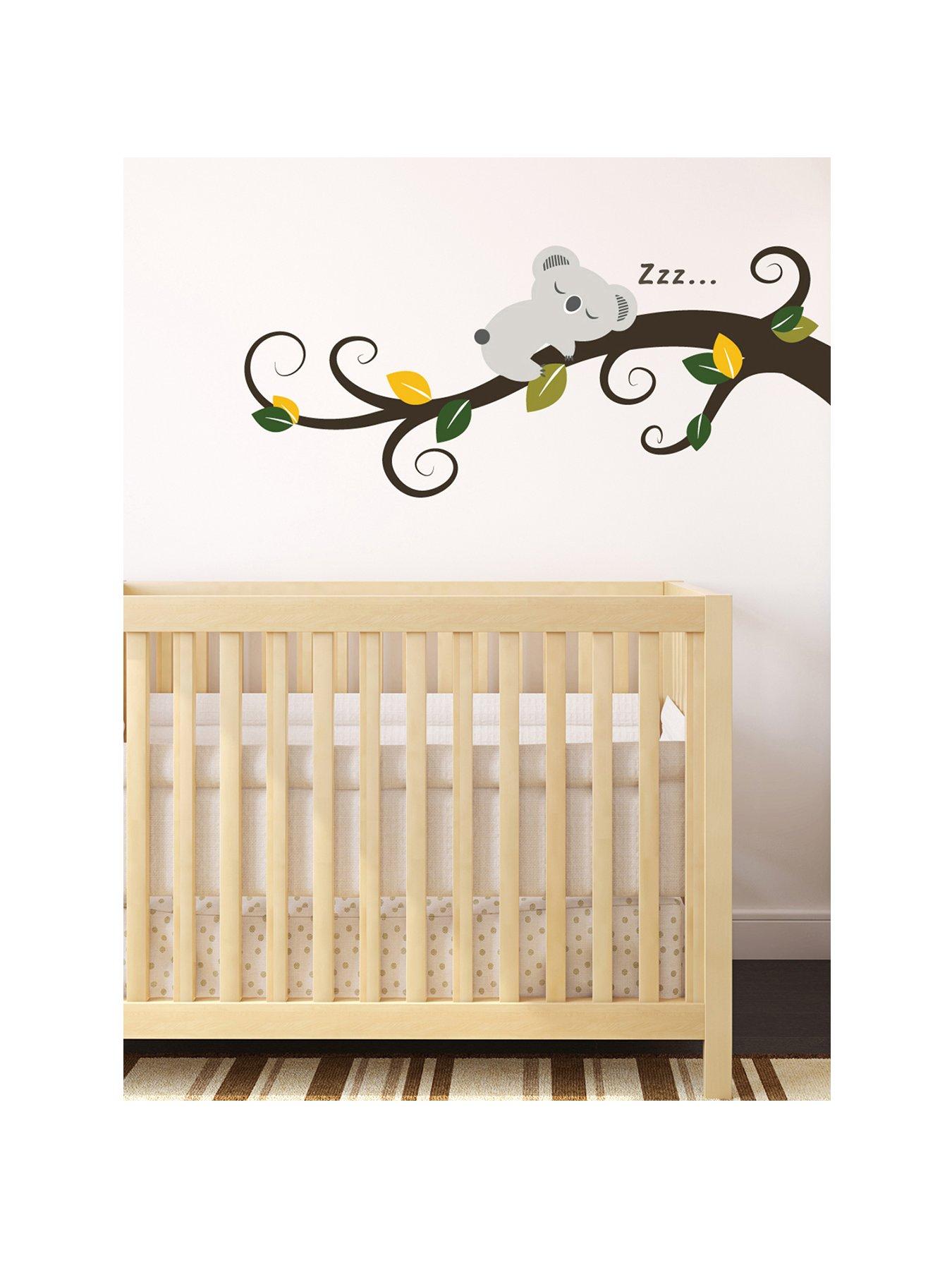 Image 2 of 4 of Walplus Sleeping Koala And Tree Branch Wall Sticker For Kids Nursery Bedroom Decor