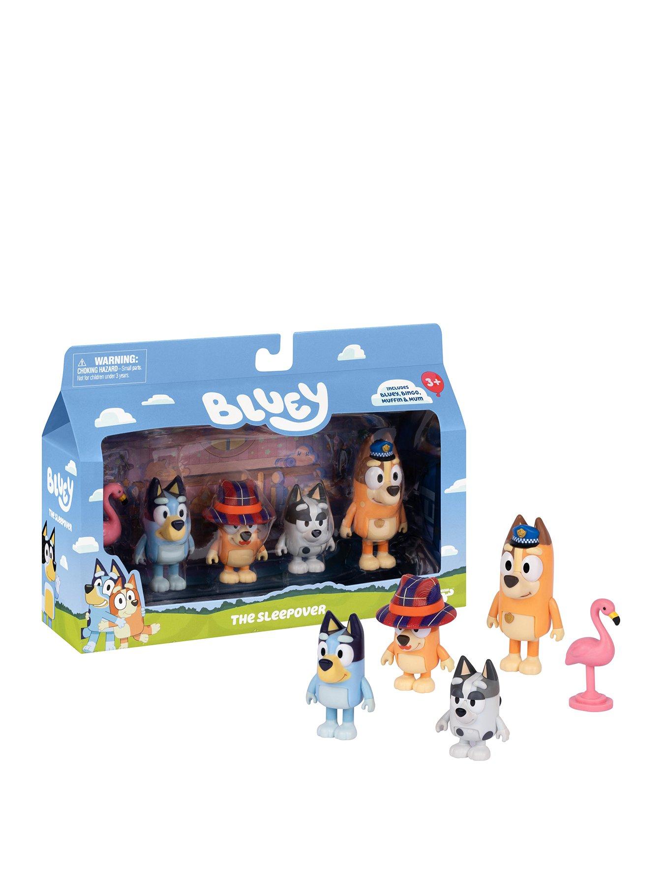 Bluey BLUEY THE SLEEPOVER FIGURE 4-PACK
