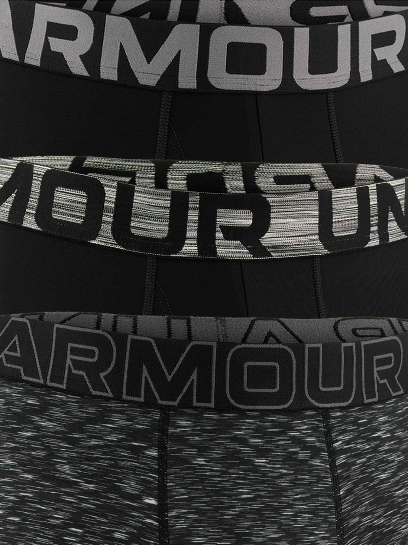 Image 3 of 3 of UNDER ARMOUR Mens Performance Tech - Graphic 6-Inch 3-Pack of Boxers - Black