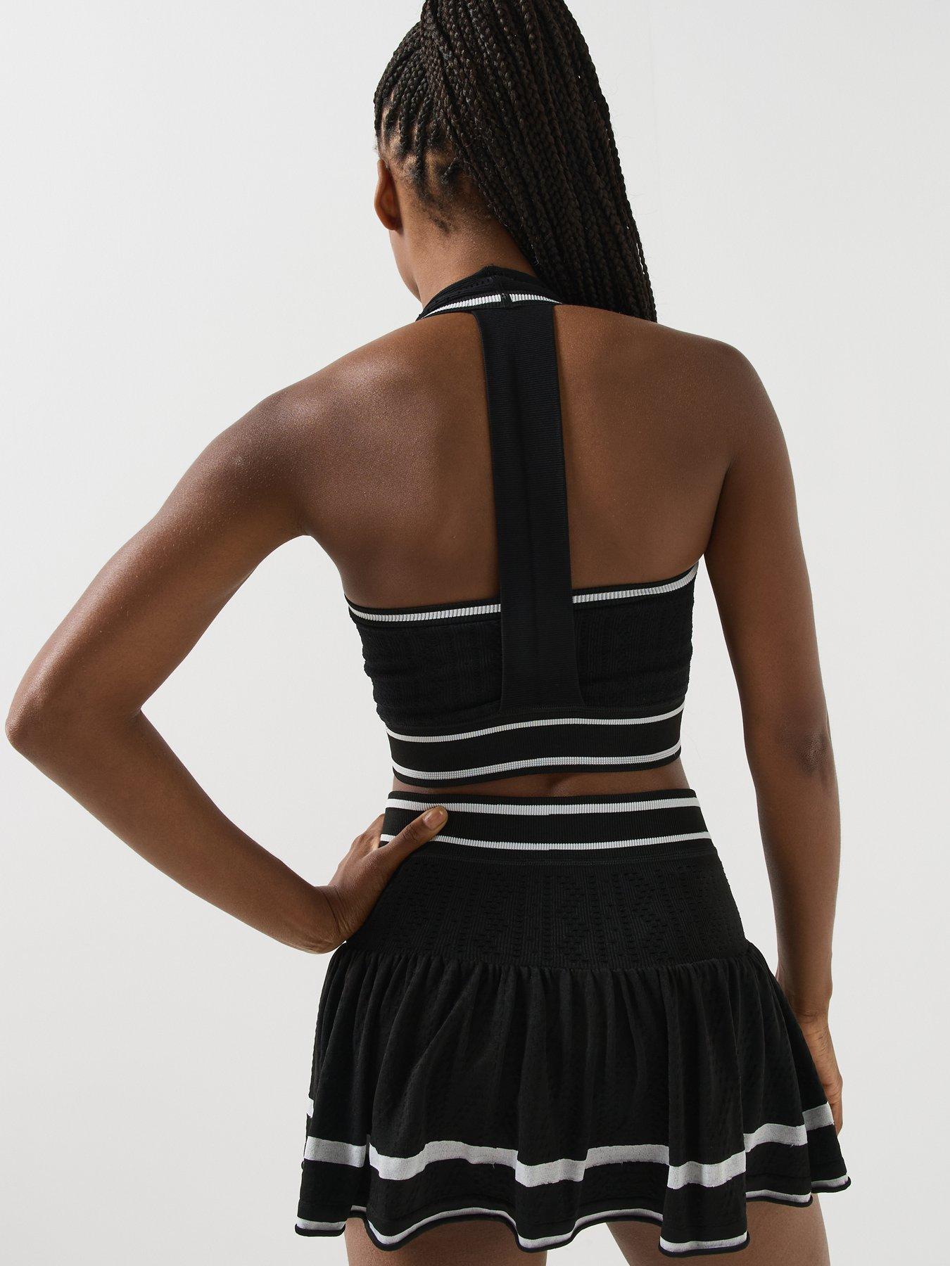 Image 2 of 6 of FP Movement Women's Training Advantage Co Ord Sports Bra and Skort Set - Black