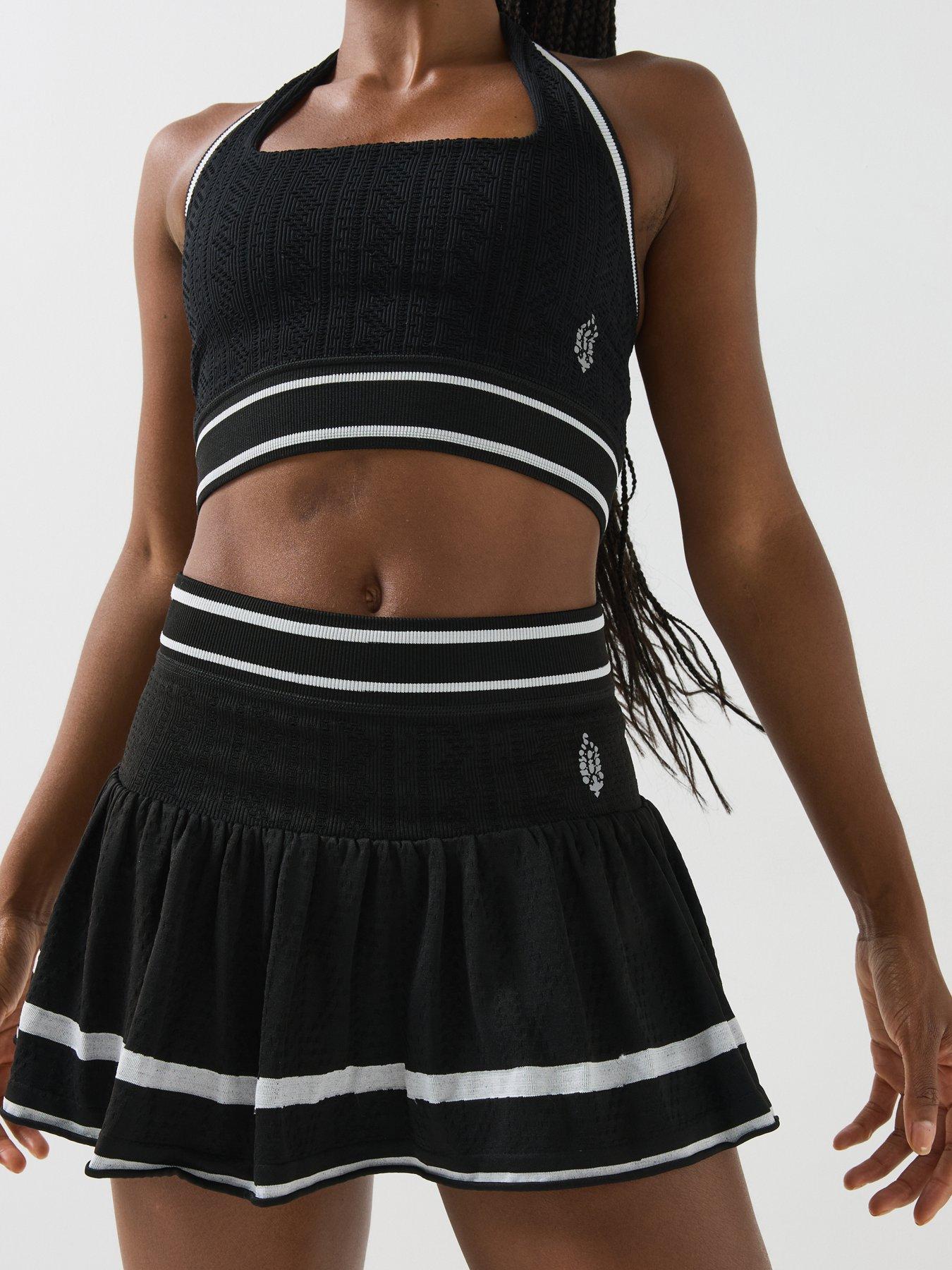 Image 4 of 6 of FP Movement Women's Training Advantage Co Ord Sports Bra and Skort Set - Black