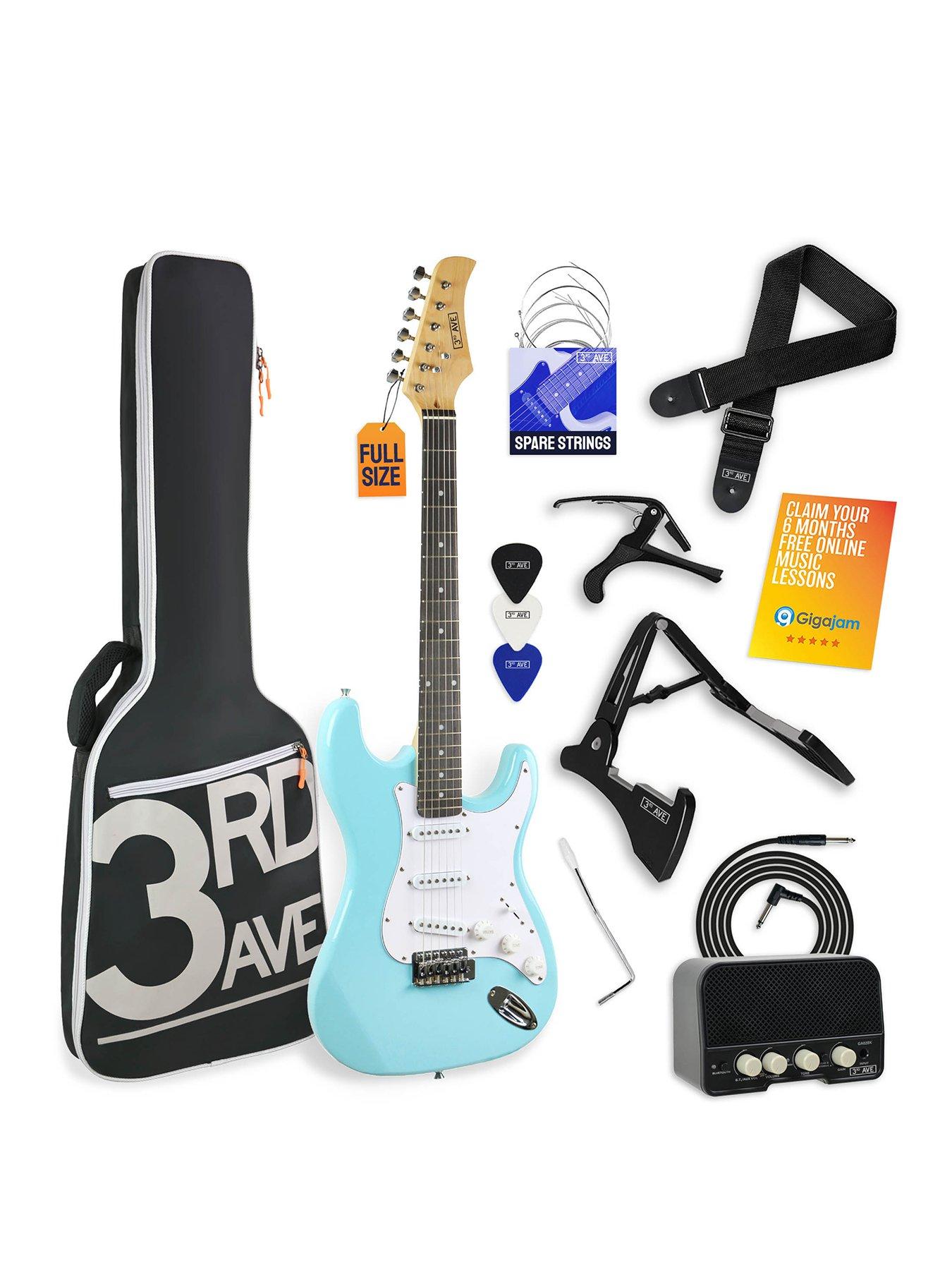 3rd Avenue Electric Guitar Starter Pack - Pastel Blue
