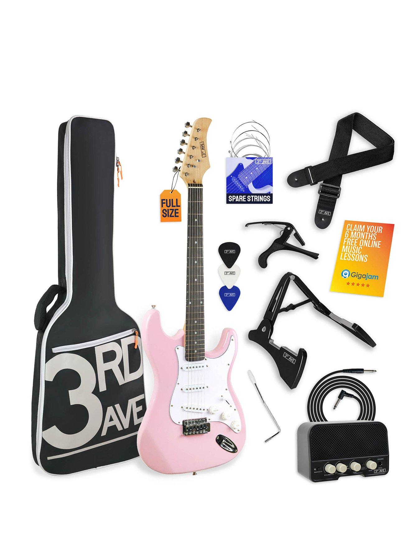 3rd Avenue Electric Guitar Starter Pack - Pastel Pink