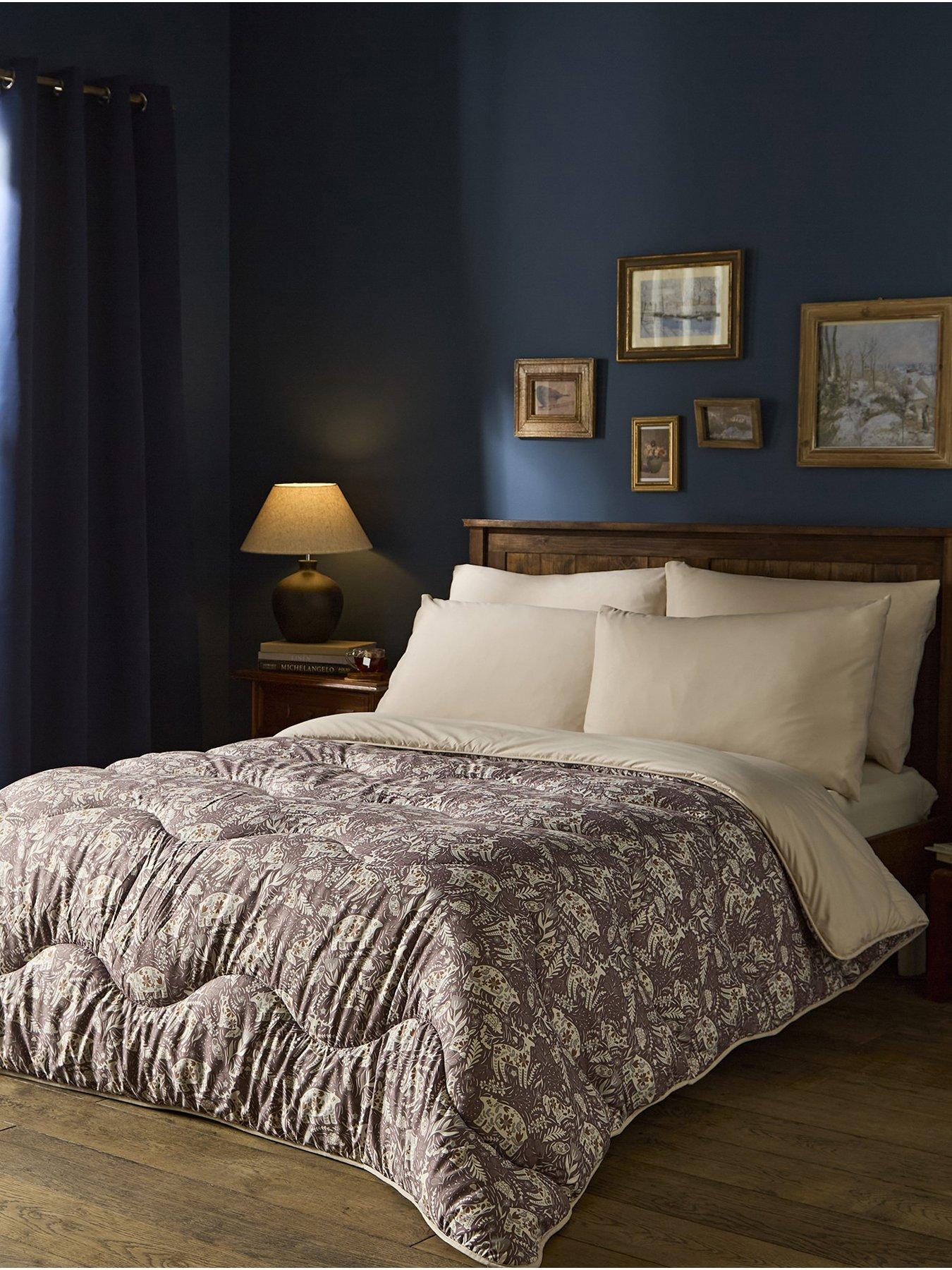 Night Lark 10.5 Tog Mocha Woodland Creatures Coverless Duvet