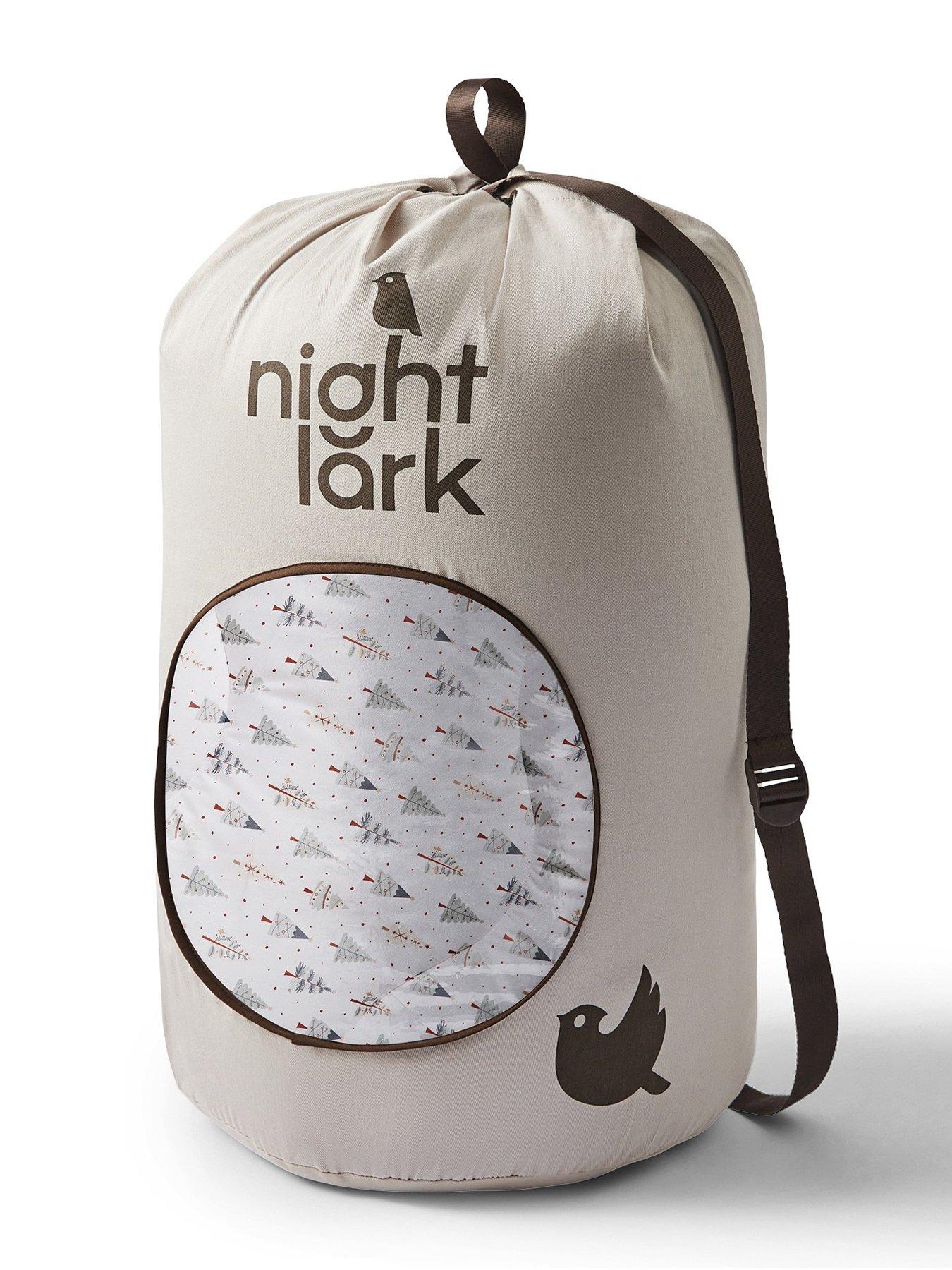 Image 6 of 6 of Night Lark Scandi Christmas Tree 10.5 Tog Coverless Duvet &amp; Pillowcase Set