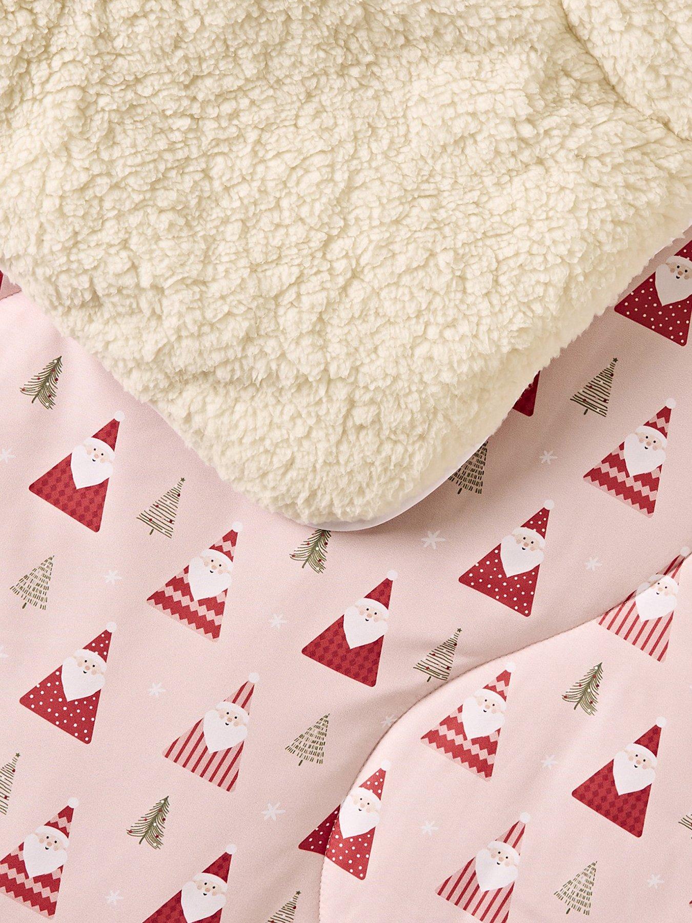 Image 2 of 4 of Night Lark Pink Santa 9 Tog Cosy Throw