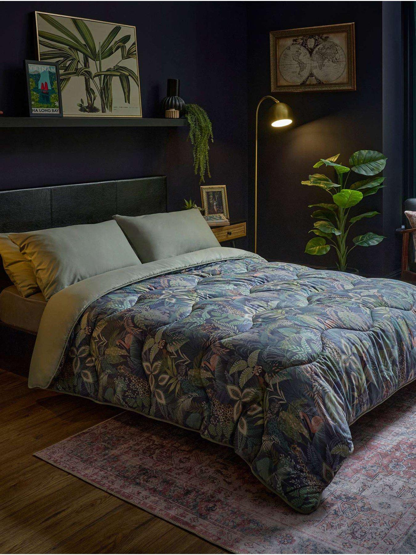 Night Lark X Chester Zoo Coverless Duvet  &  Pillowcase Set - Midnight Safari