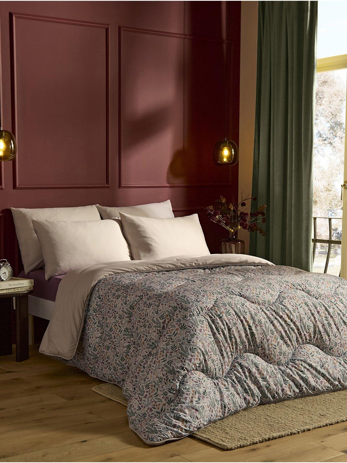 Night Lark 10.5 Tog Nordic Leaves Coverless Duvet