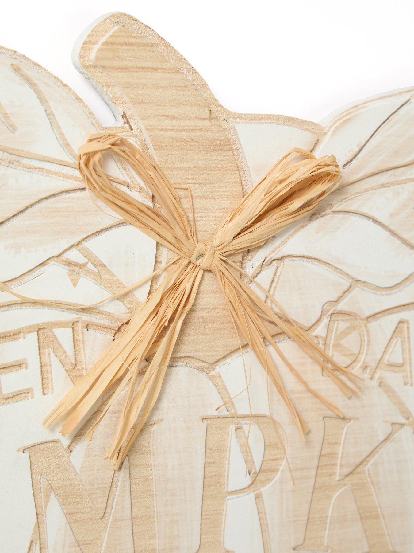 Image 4 of 5 of Festive 50cm White Washed Wooden Pumpkin Patch Sign