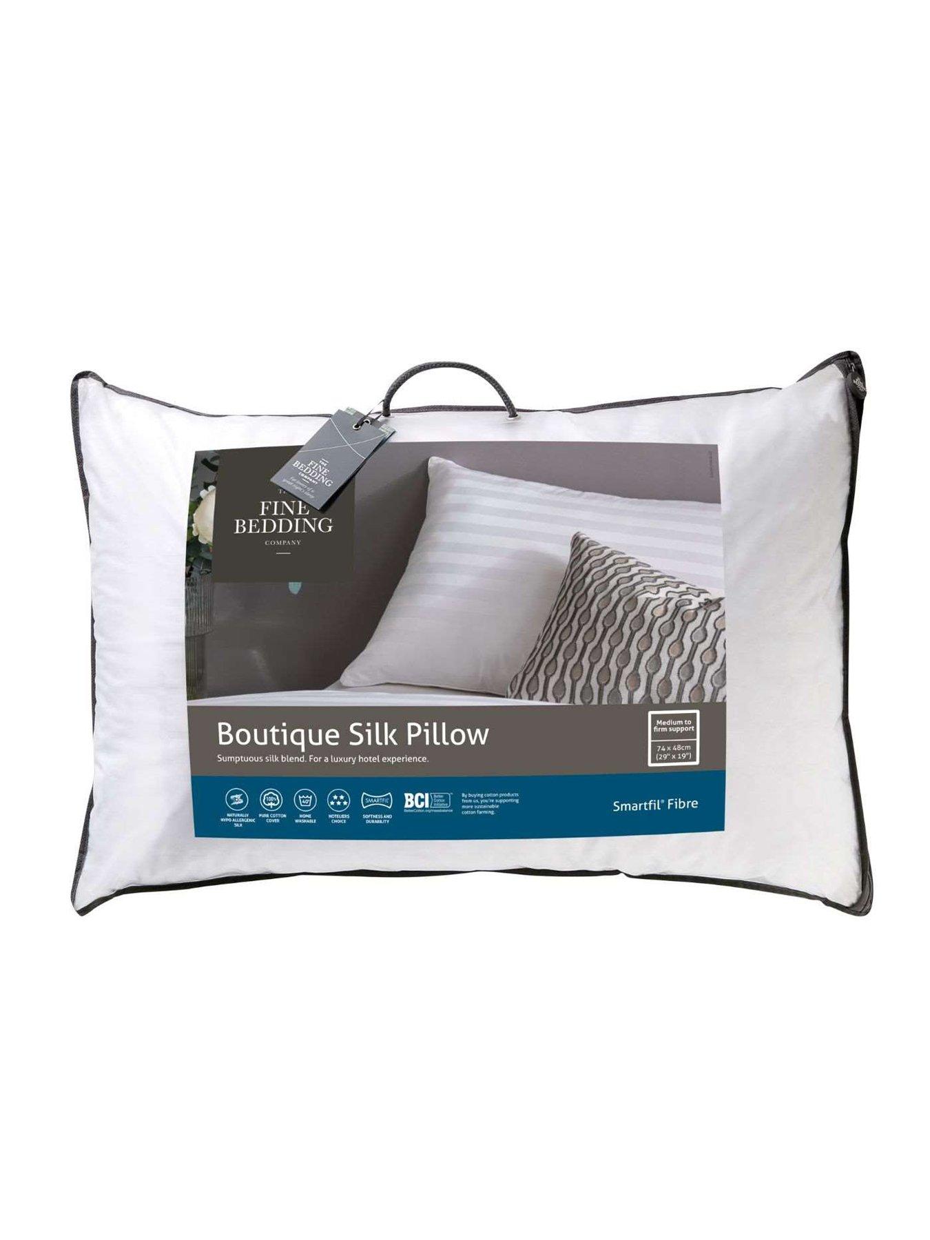 Image 4 of 4 of The Fine Bedding Company Luxury Boutique Silk Blend Medium Support Pilllow