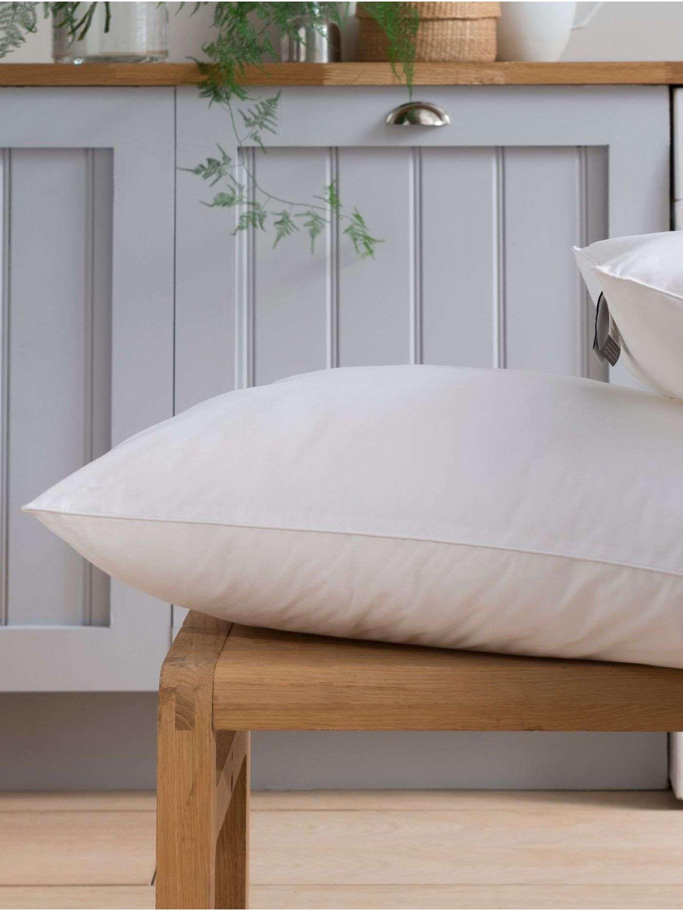 Image 1 of 4 of The Fine Bedding Company Spundown, Hypoallergenic Xl Medium Support Pillow