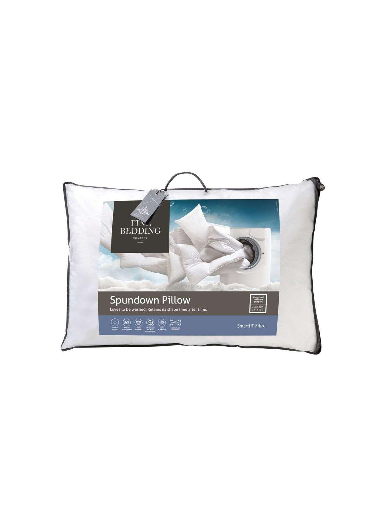 Image 4 of 4 of The Fine Bedding Company Spundown, Hypoallergenic Xl Medium Support Pillow