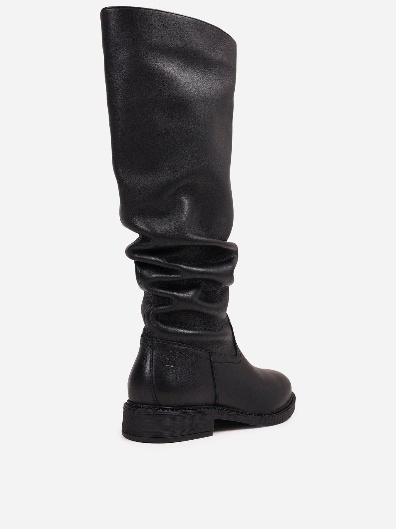 Image 3 of 7 of Bronx New-Tough Biker High Boots - Black