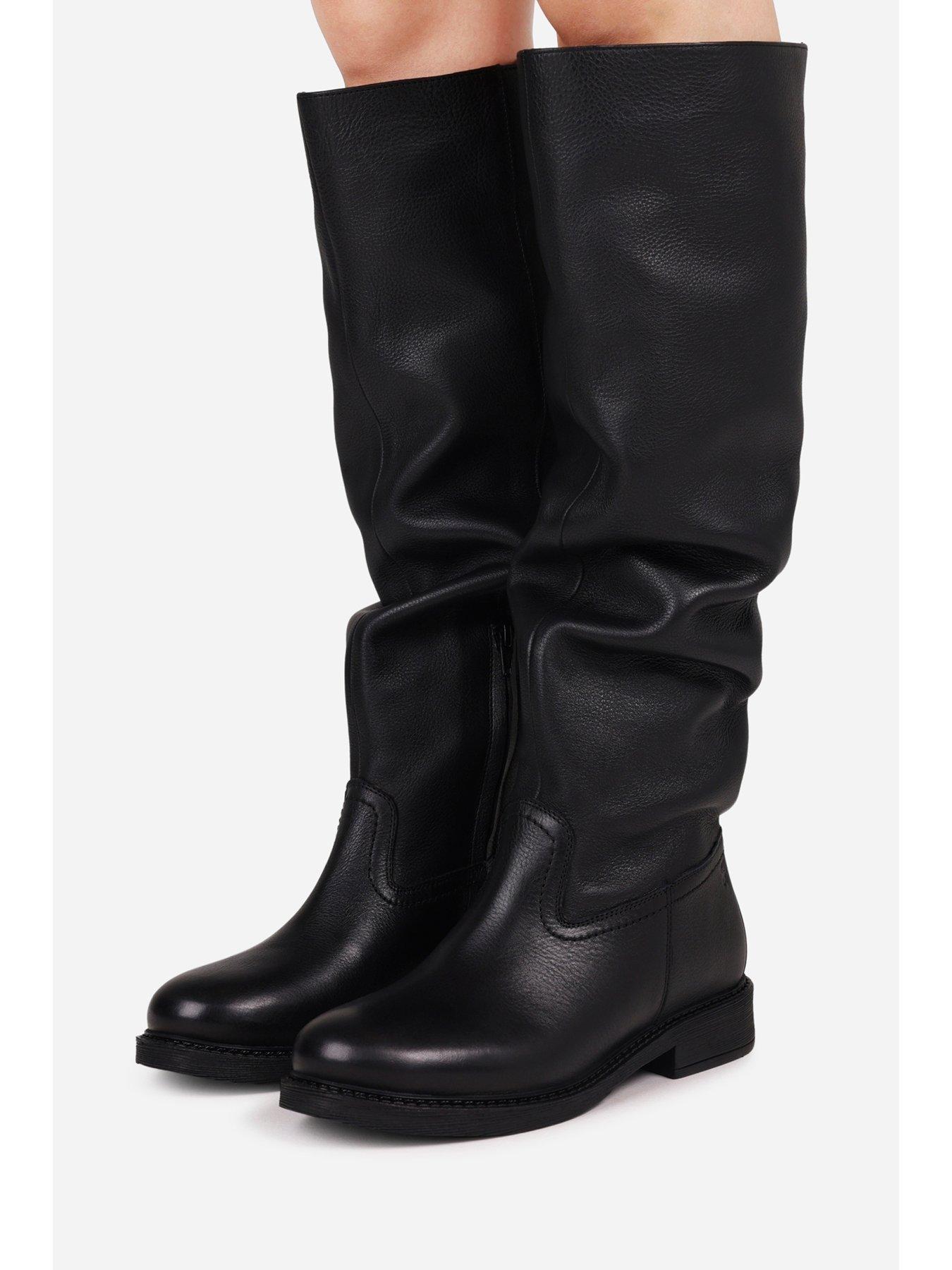 Image 6 of 7 of Bronx New-Tough Biker High Boots - Black