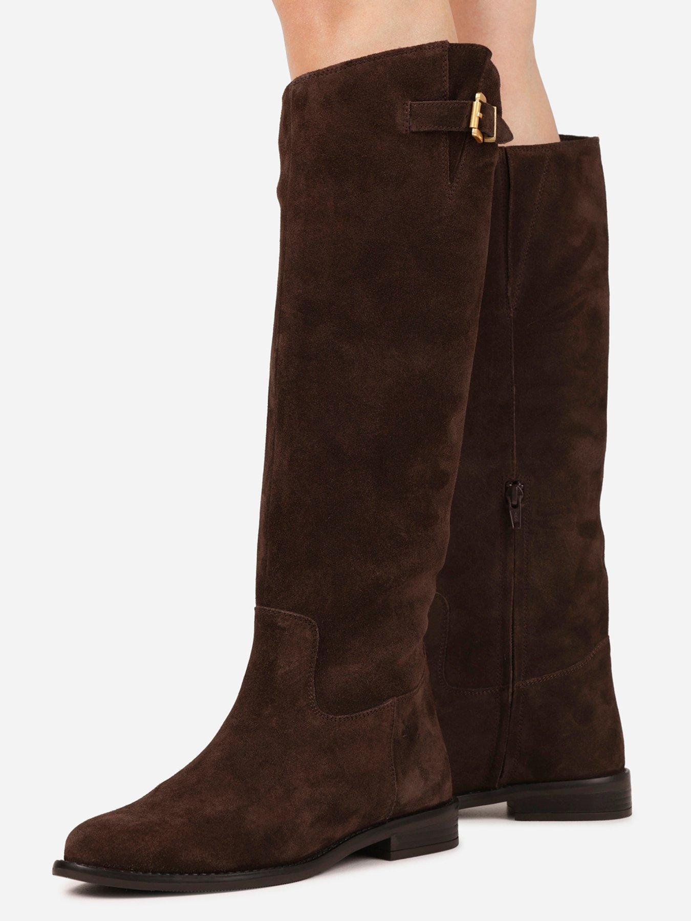 Image 5 of 6 of Bronx Fe-Lise Riding High Boots - Dark Brown