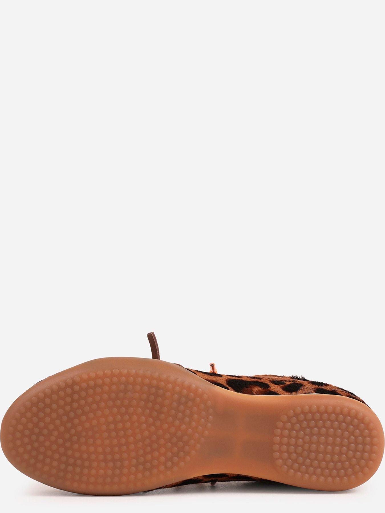 Image 5 of 7 of Bronx Womens Park-err Leopard Print Low Profile Trainers - Multi