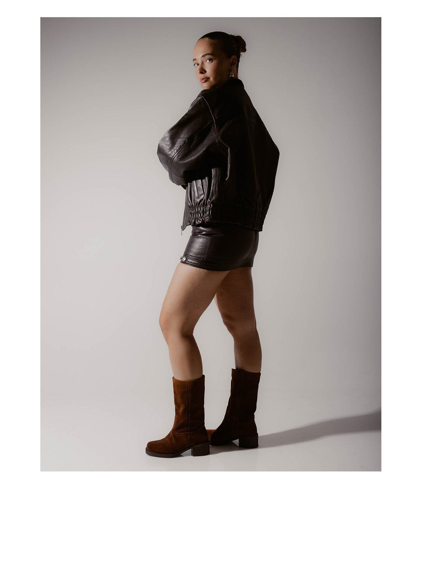 Bronx Ky-Ley Slouch Suede Ankle Boot - Tan