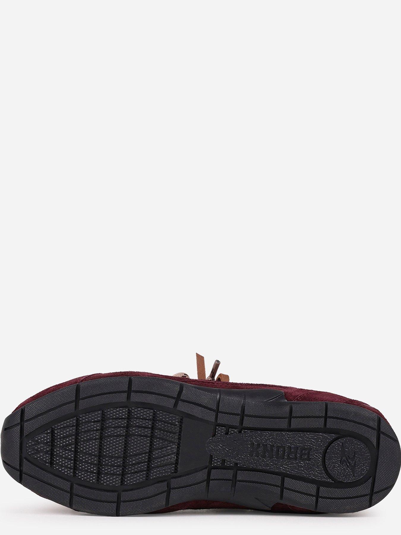 Image 5 of 7 of Bronx Myr-aa Double Laced Fur Lined Trainers - Red