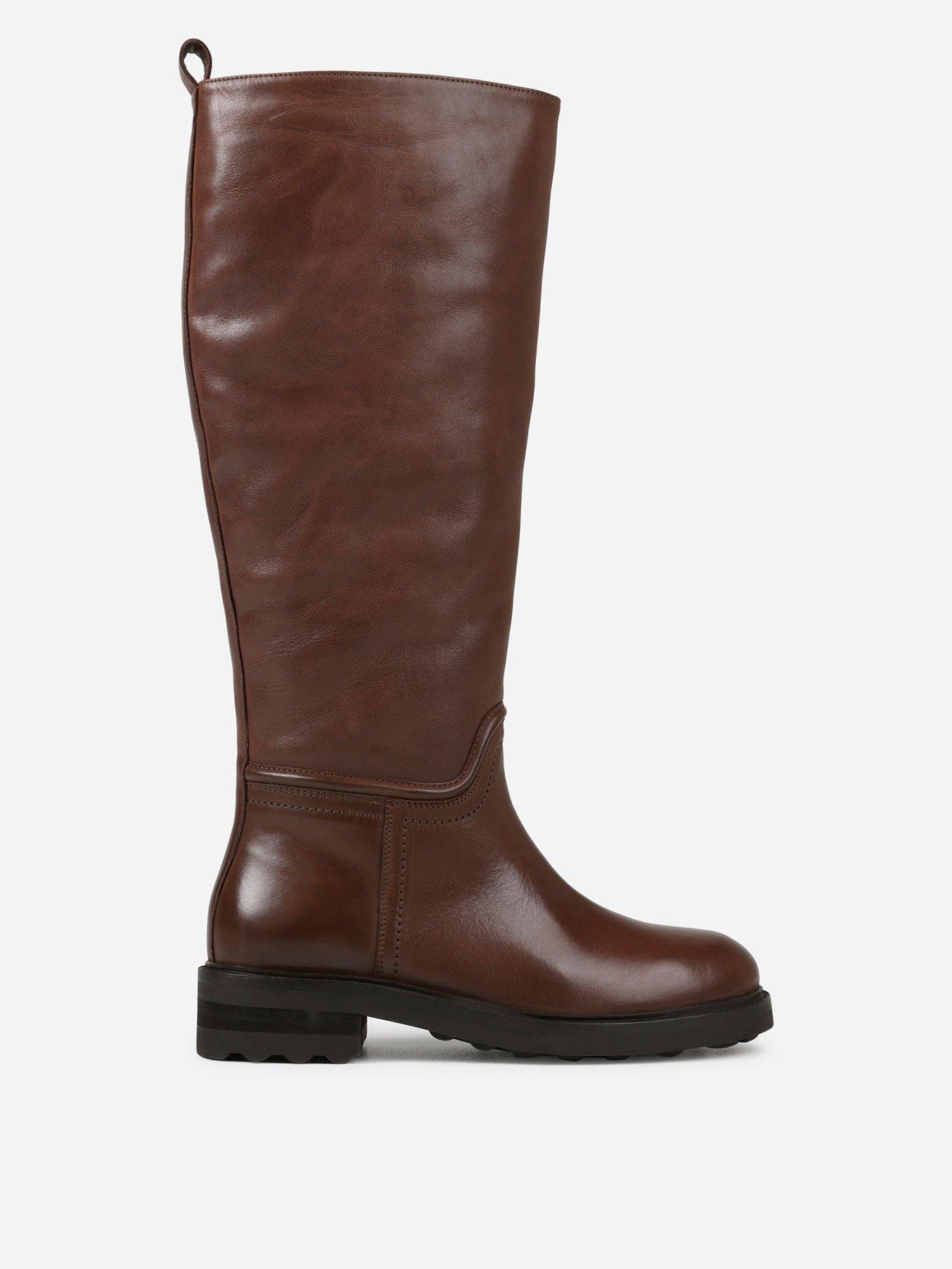 Bronx Ro-wan Knee High Calf Boots - Brown